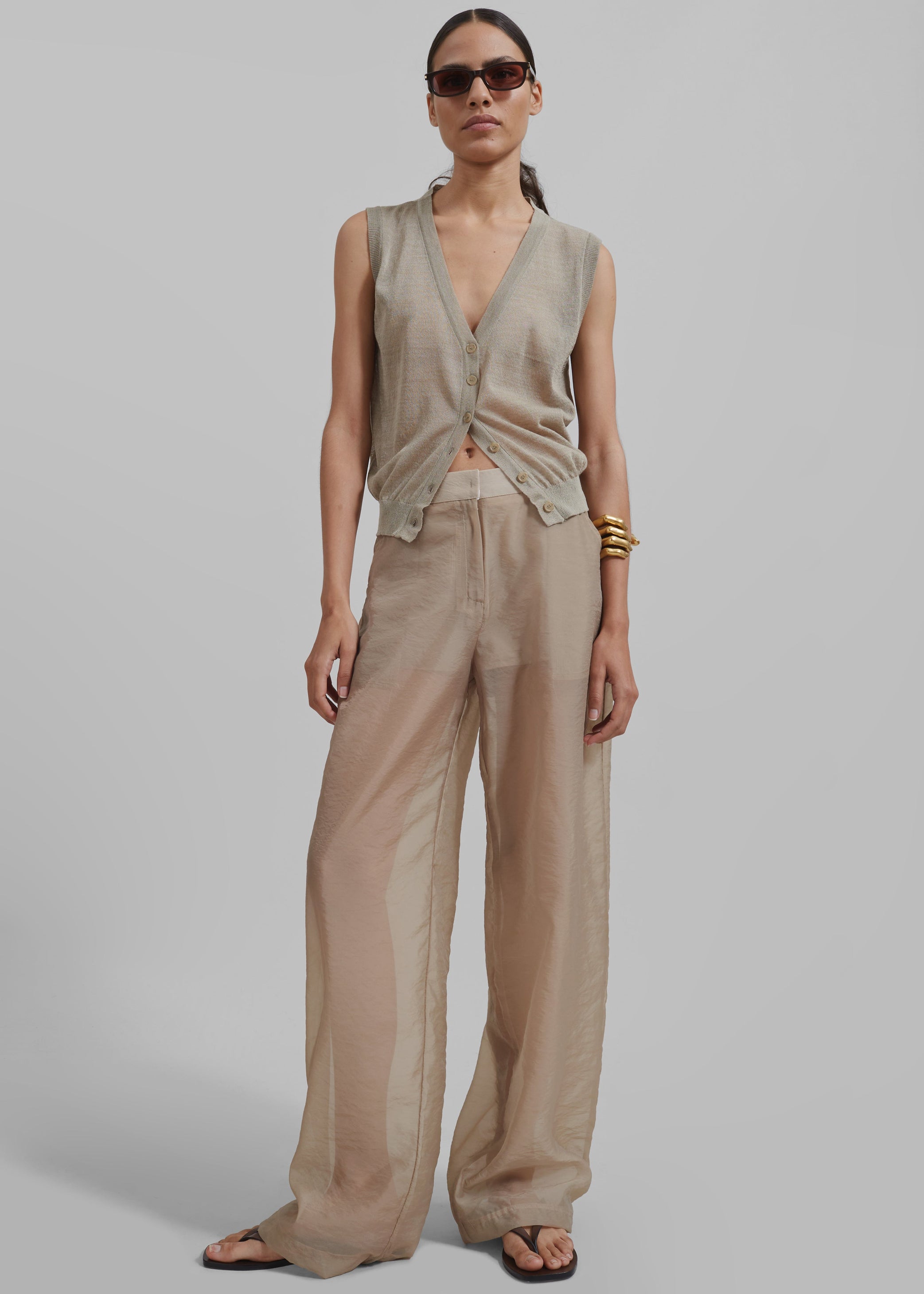 Shop the look image for Fern Vest - Beige