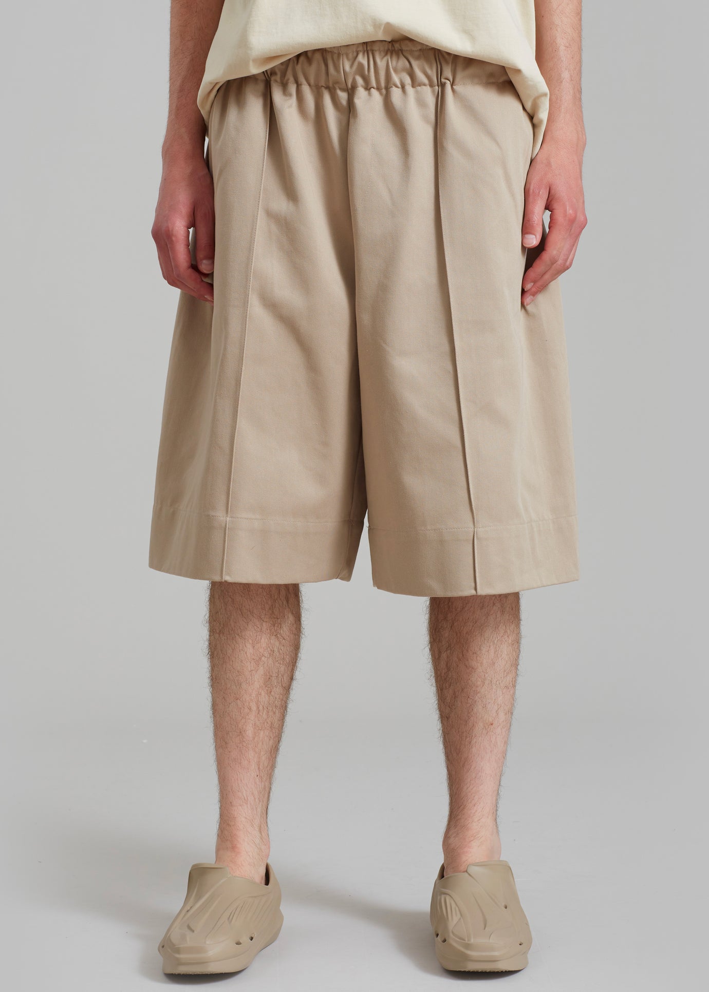 Adan Bermuda Shorts - Beige - 1