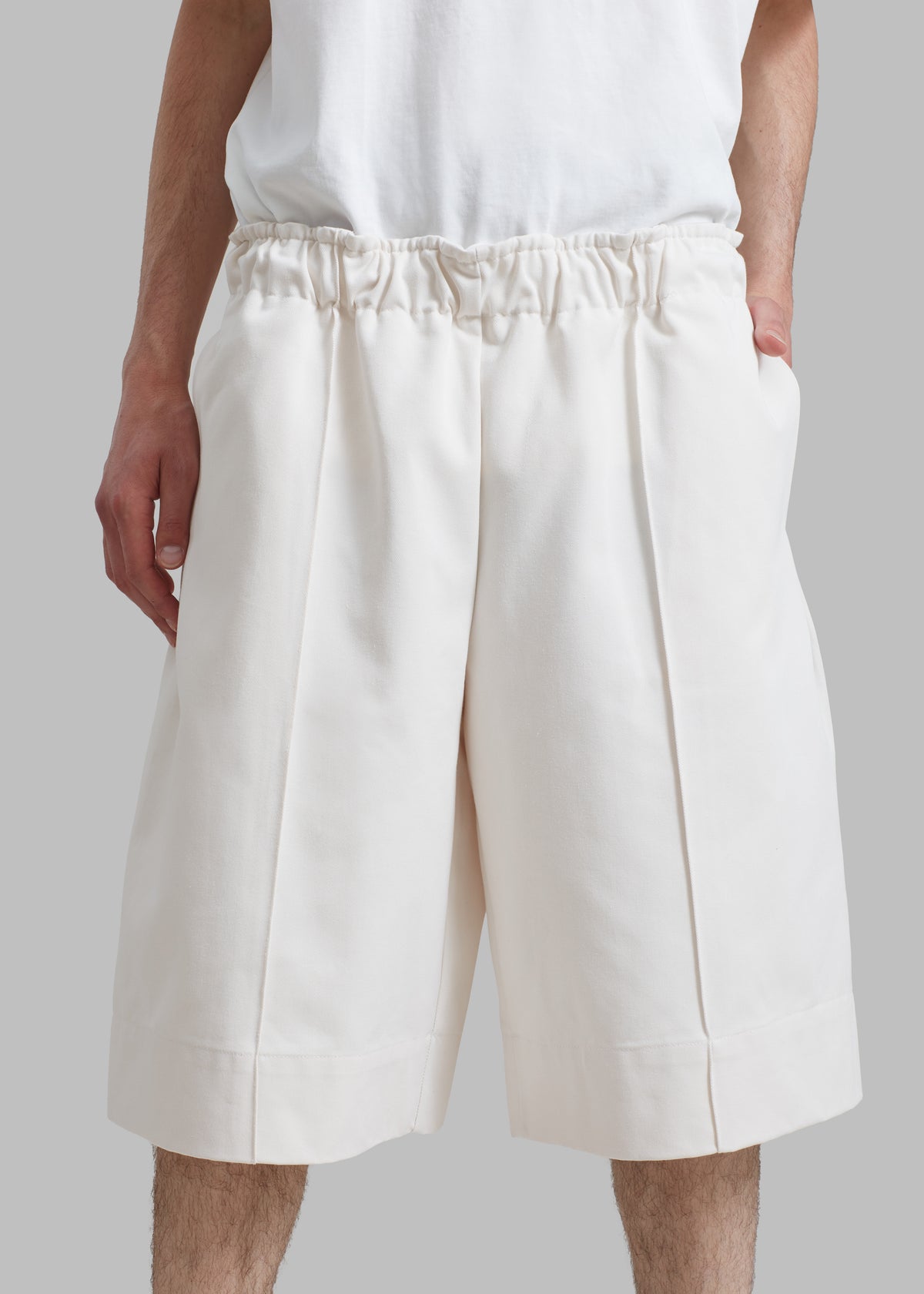 Adan Bermuda Shorts - Cream - 2