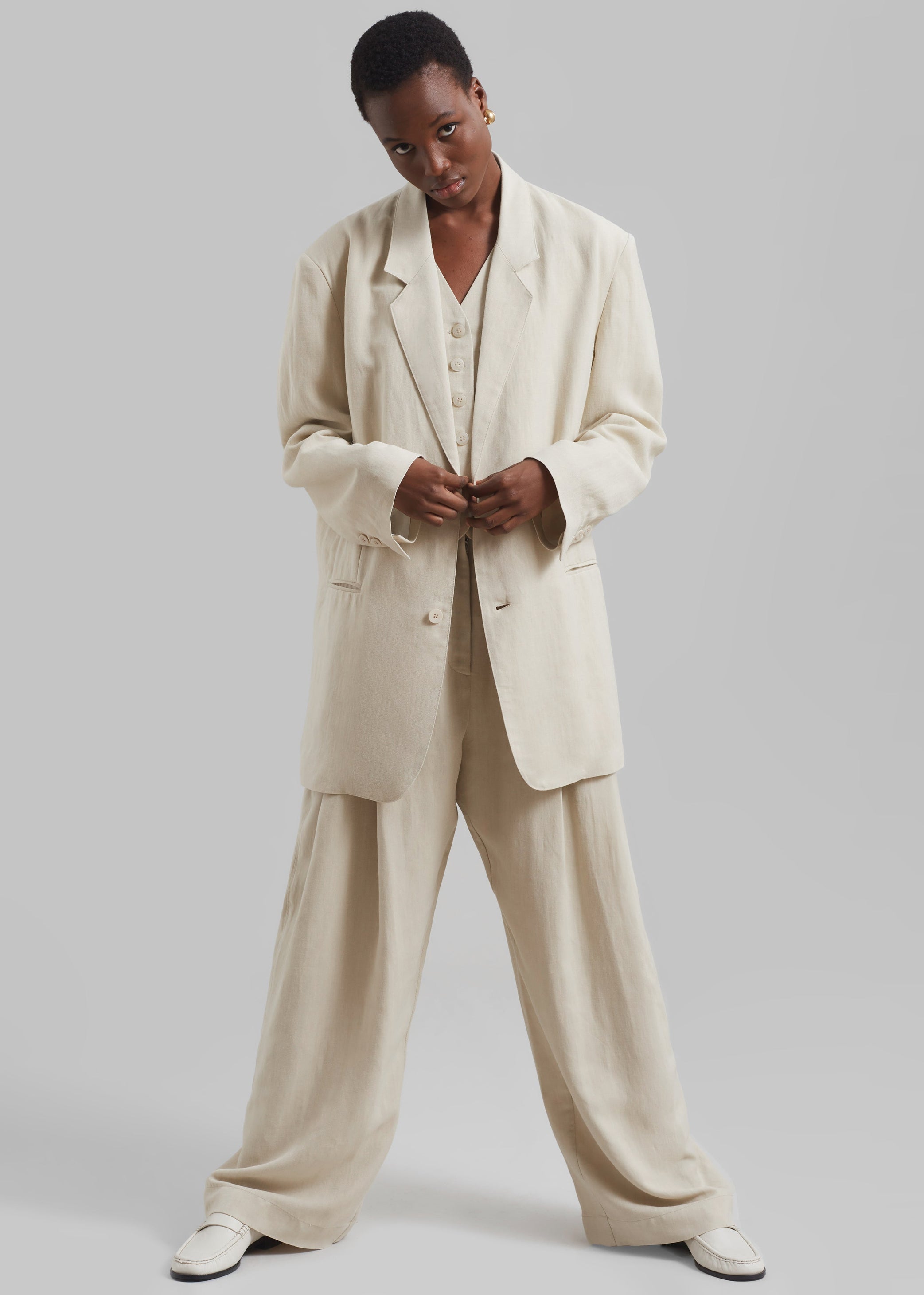 Shop the look image for Chelsea Vest - Beige