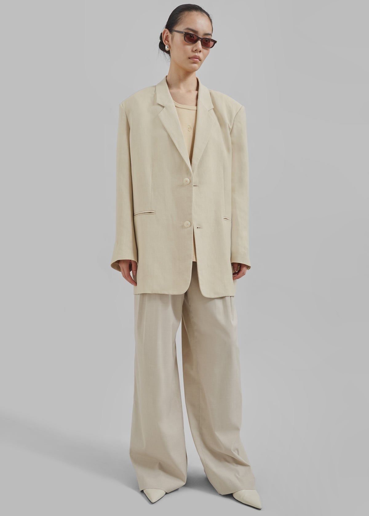 Aiden Blazer - Beige - 1