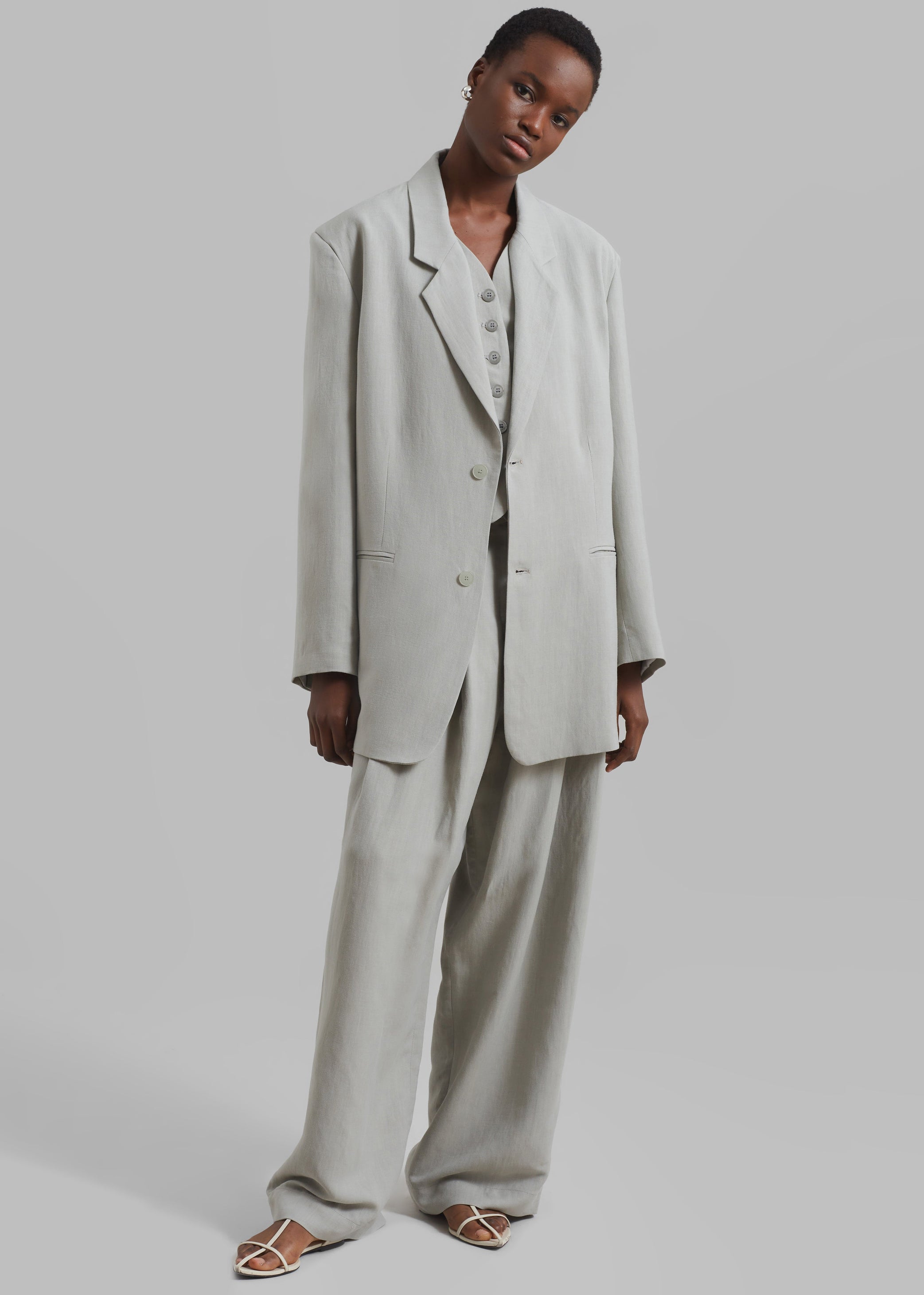 Shop the look image for Aiden Blazer - Sage
