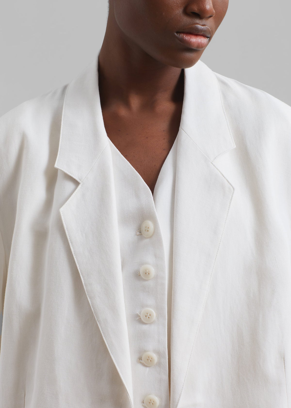 Aiden Blazer - White - 6