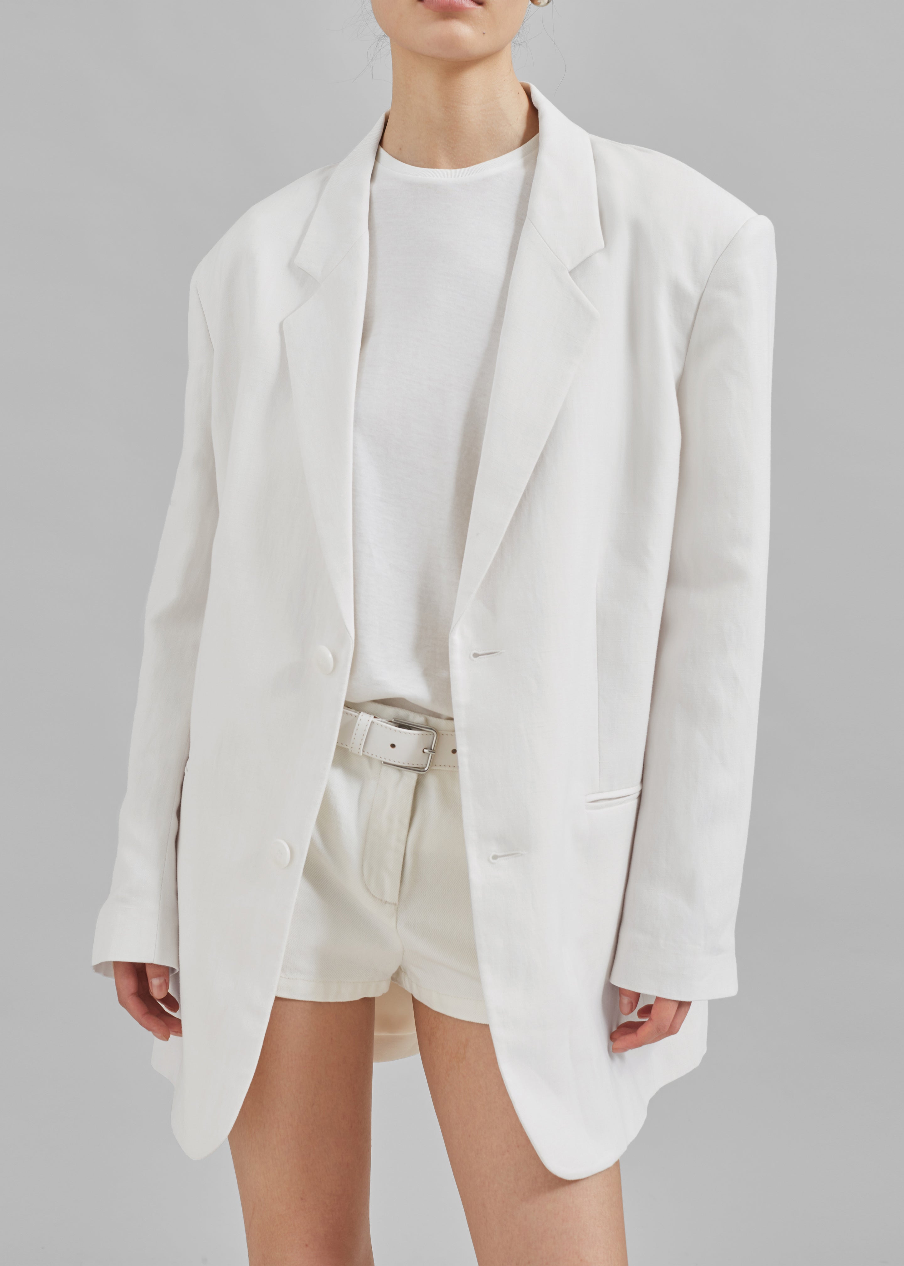 Aiden Blazer - White - 11