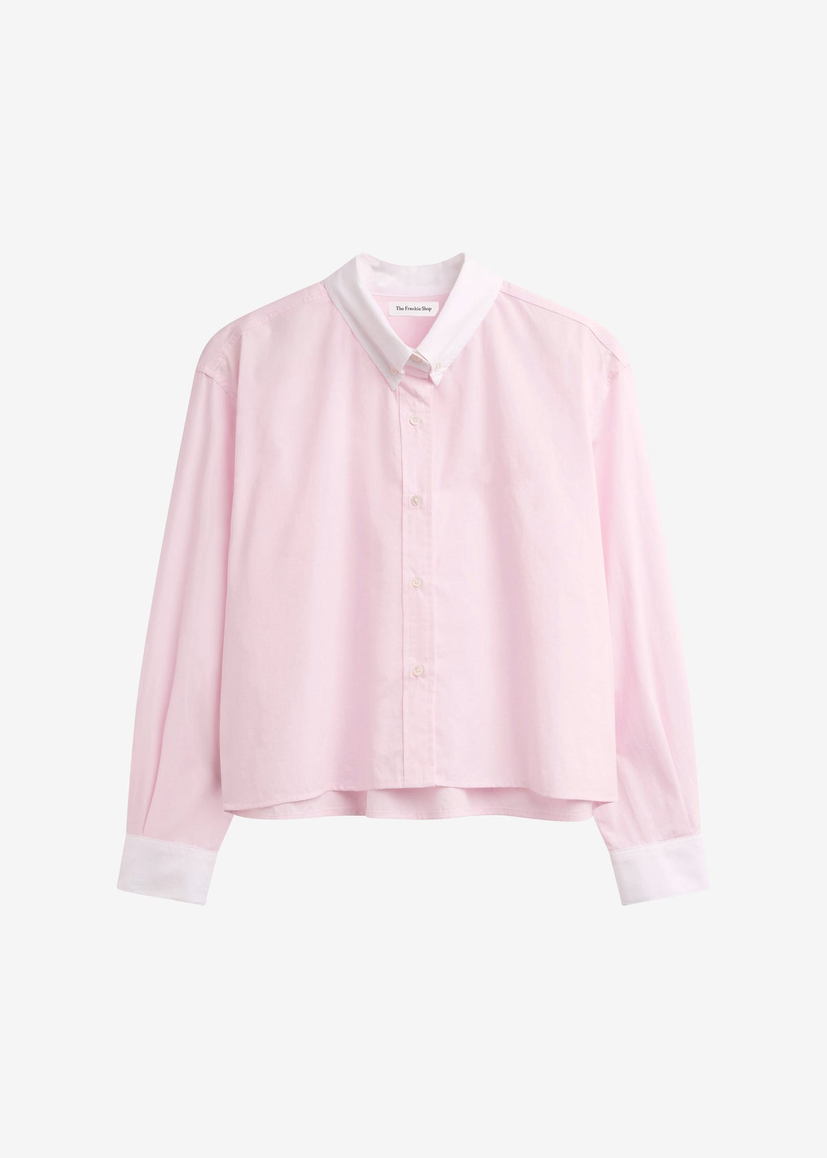 Aix Cropped Boxy Shirt - Pink - 6