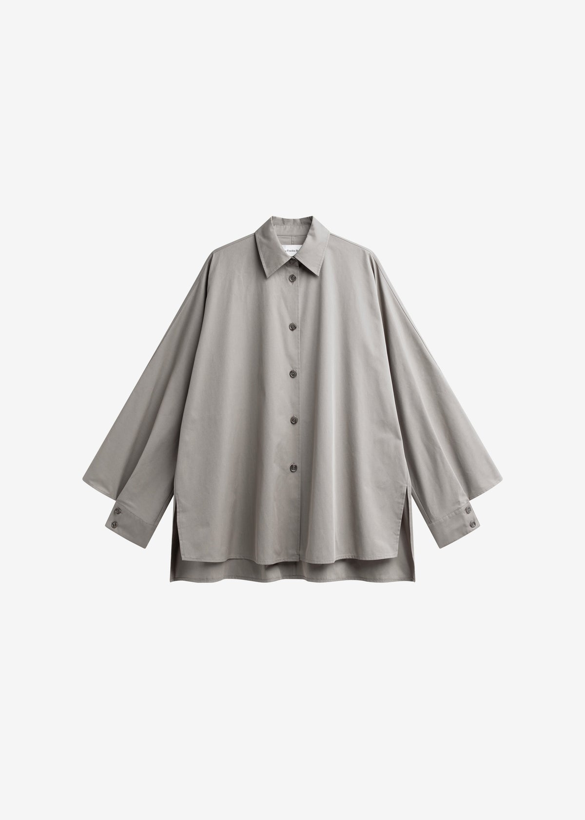 Alda Oversized Long Shirt - Taupe