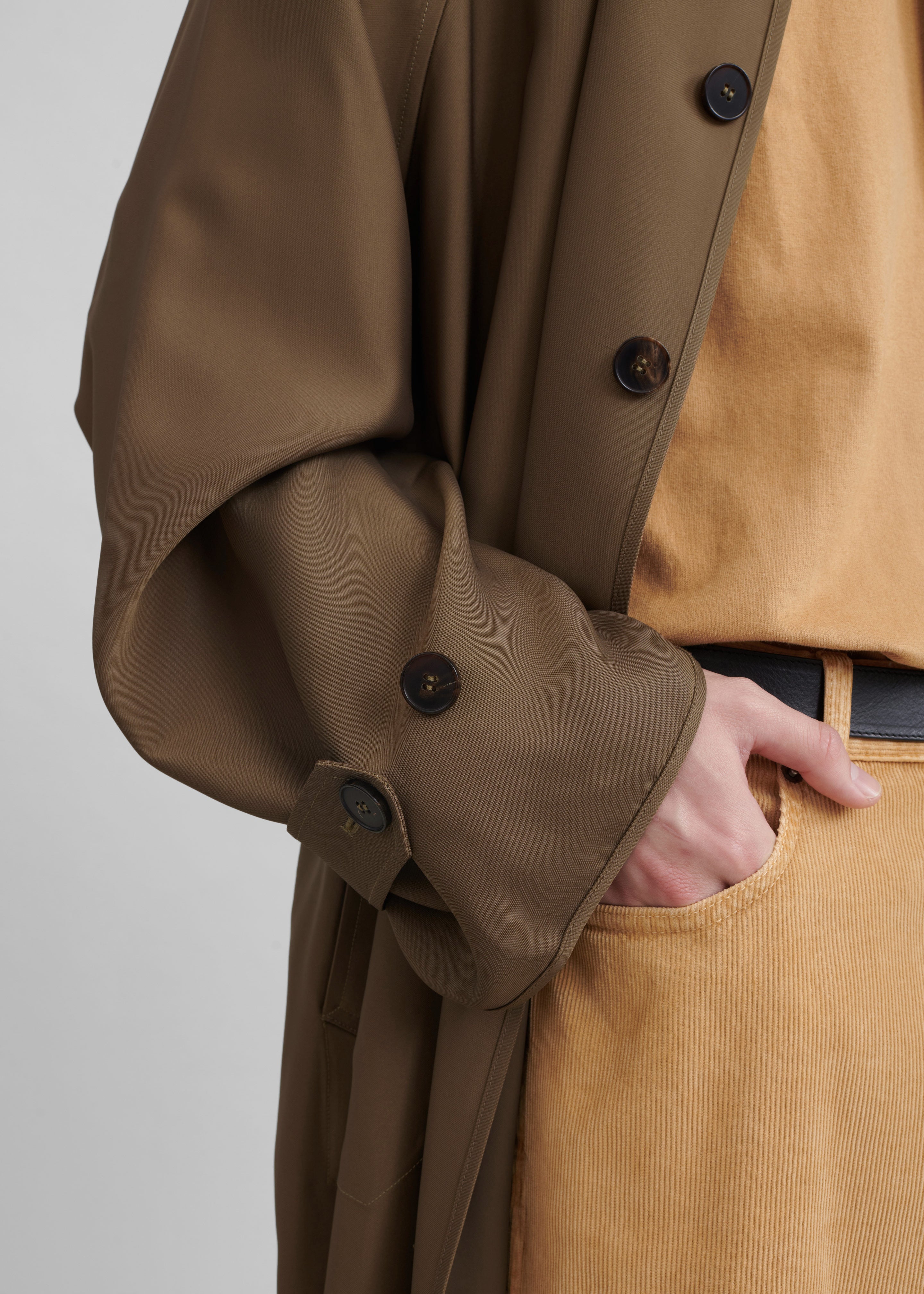 Aldrin Oversized Coat - Camel - 17