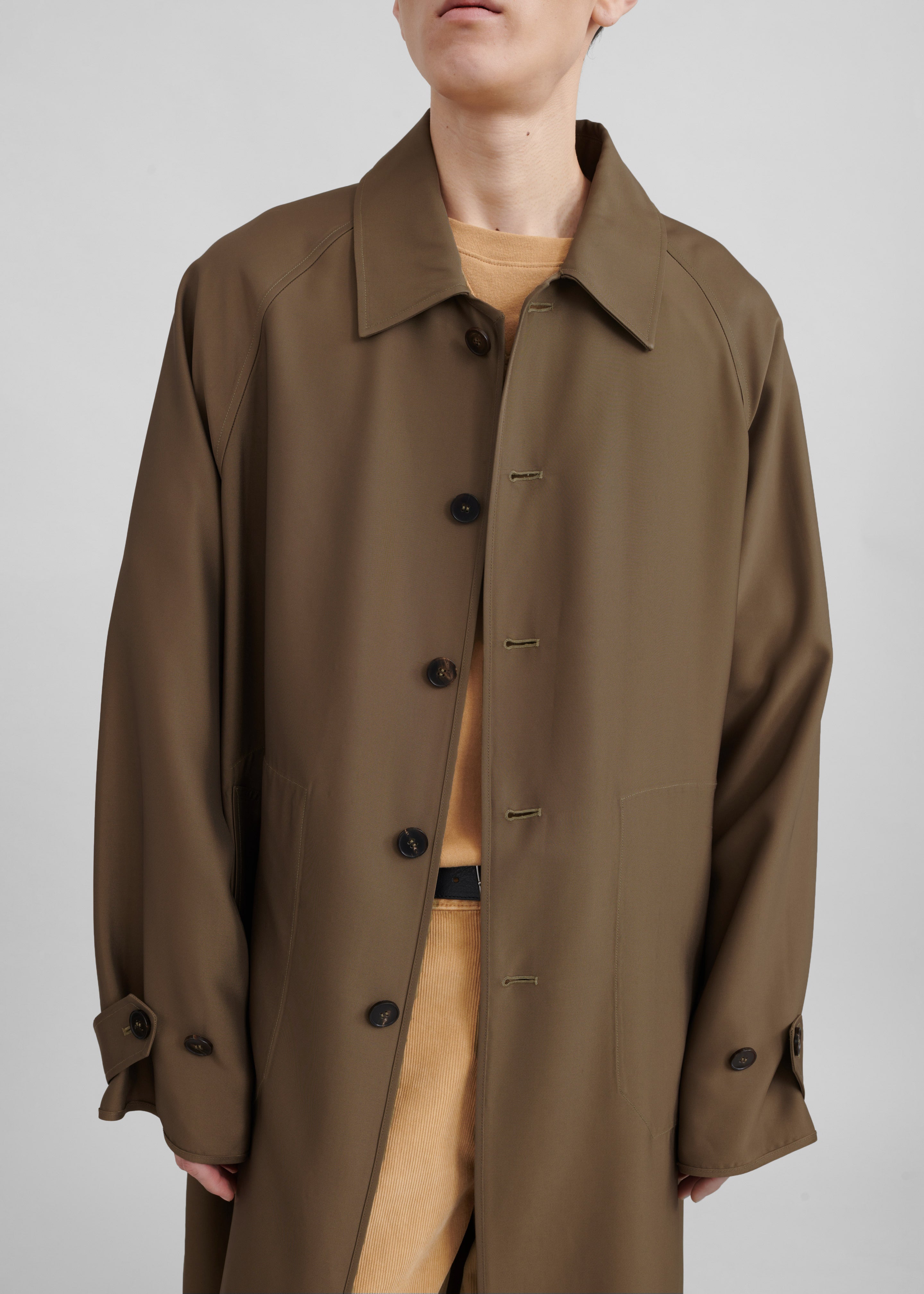 Aldrin Oversized Coat - Camel - 13