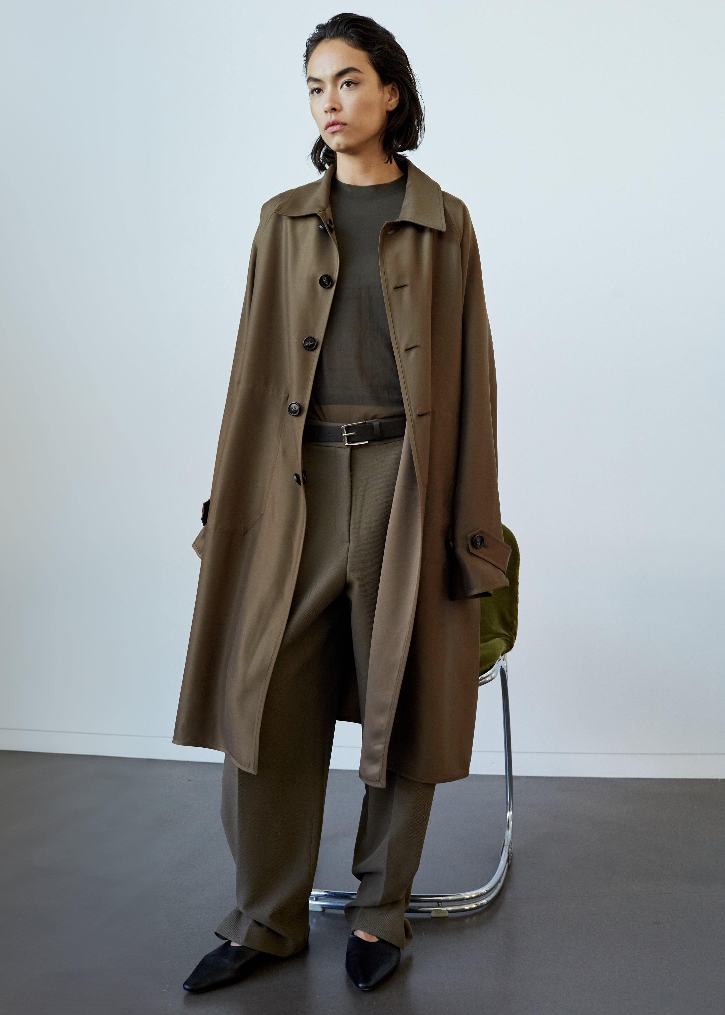 Aldrin Oversized Coat - Camel - 3