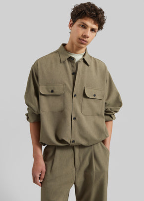 Alessio Shirt Jacket - Olive