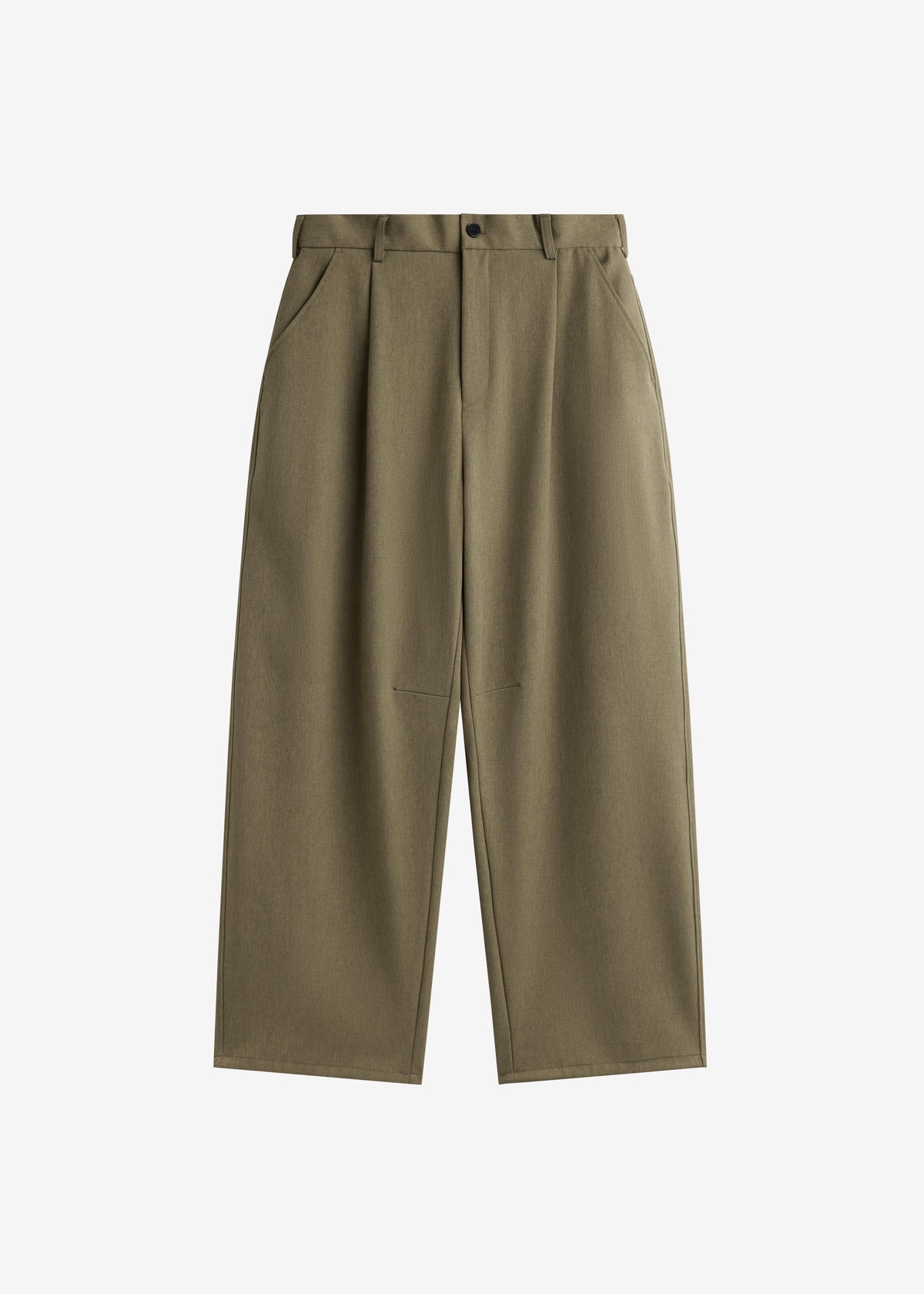 Alessio Straight Trousers - Olive - 9
