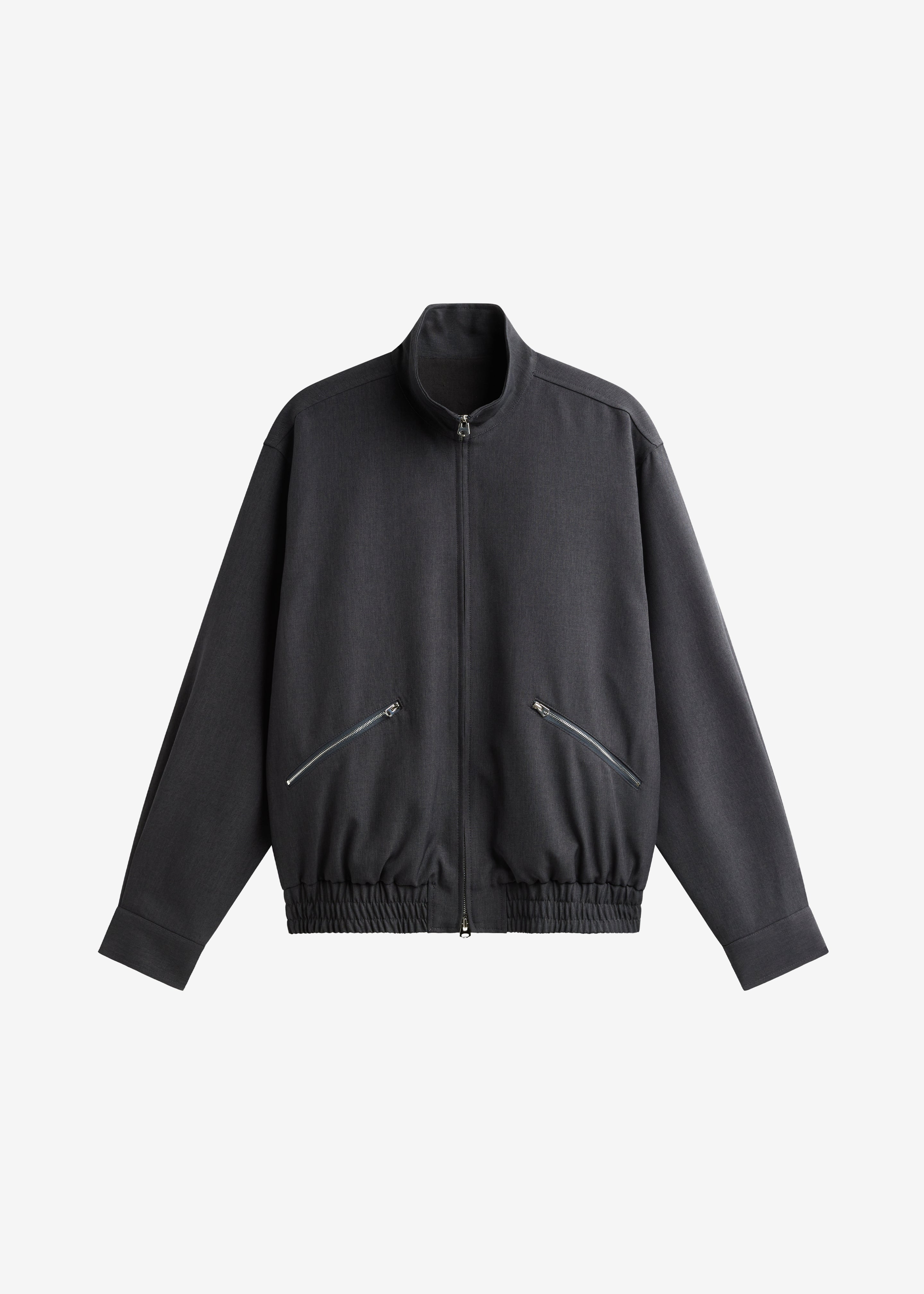 Alessio Zip-Up Jacket - Charcoal - 7