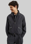 Alessio Zip-Up Jacket - Charcoal