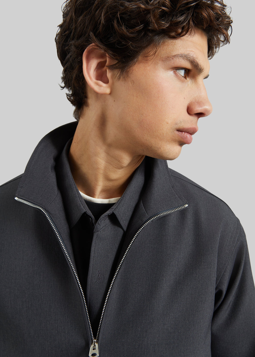 Veste Alessio zippée - Anthracite - 1
