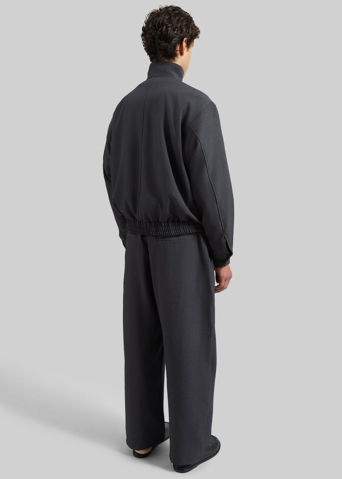 Alessio Zip-Up Jacket - Charcoal - 6