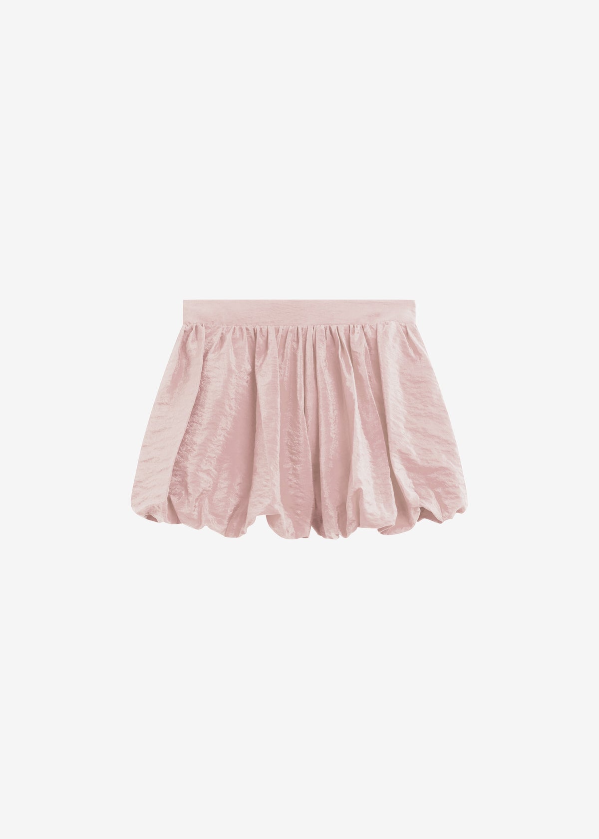 Alina Bubble Hem Shorts - Faded Pink - 9