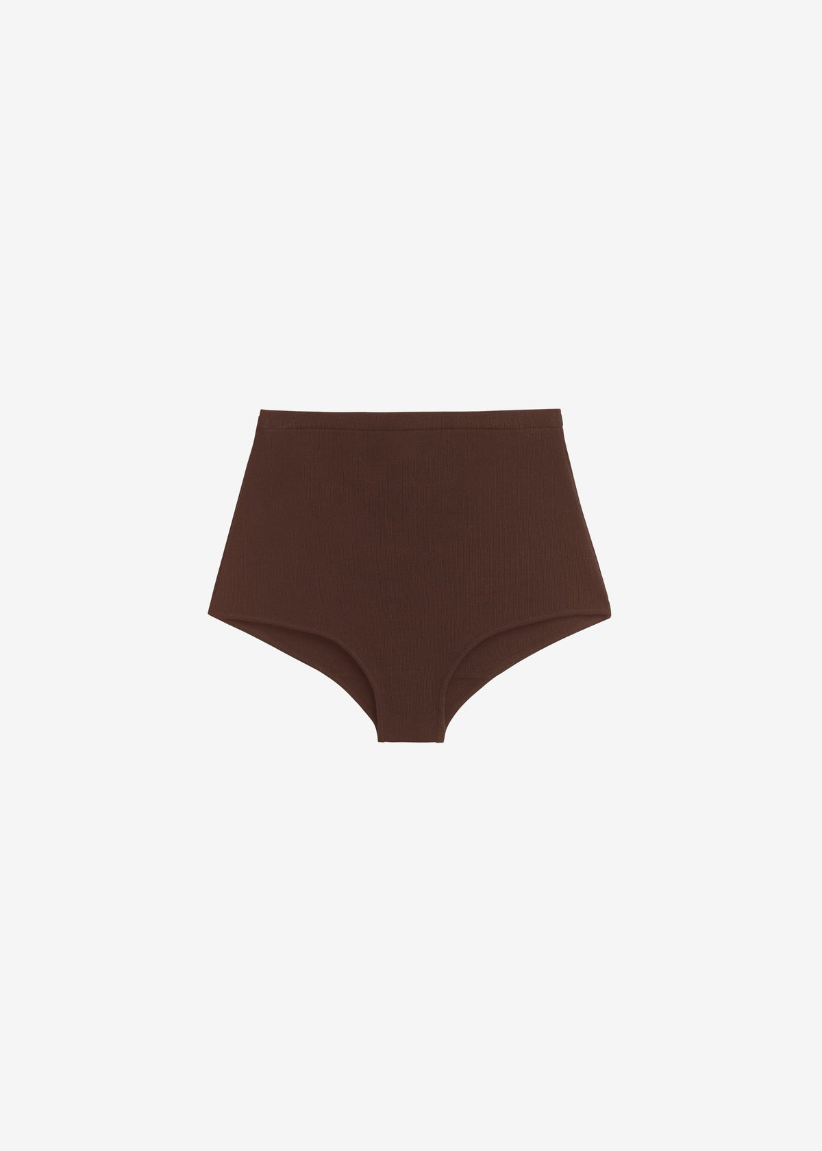 Alissa Knit Briefs - Brown - 8