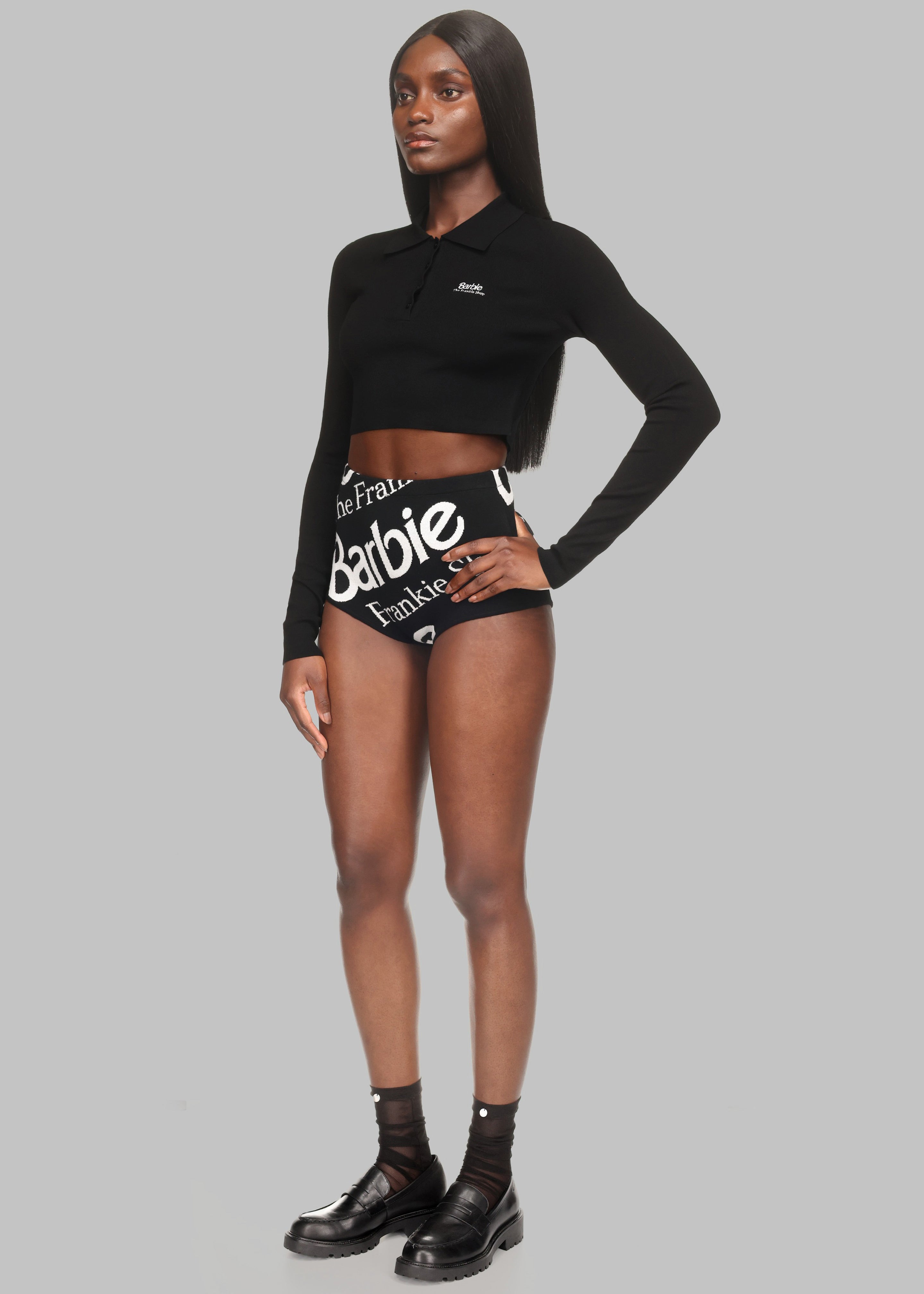 Alissa Knit Briefs x Barbie Black Frankie Shop Europe