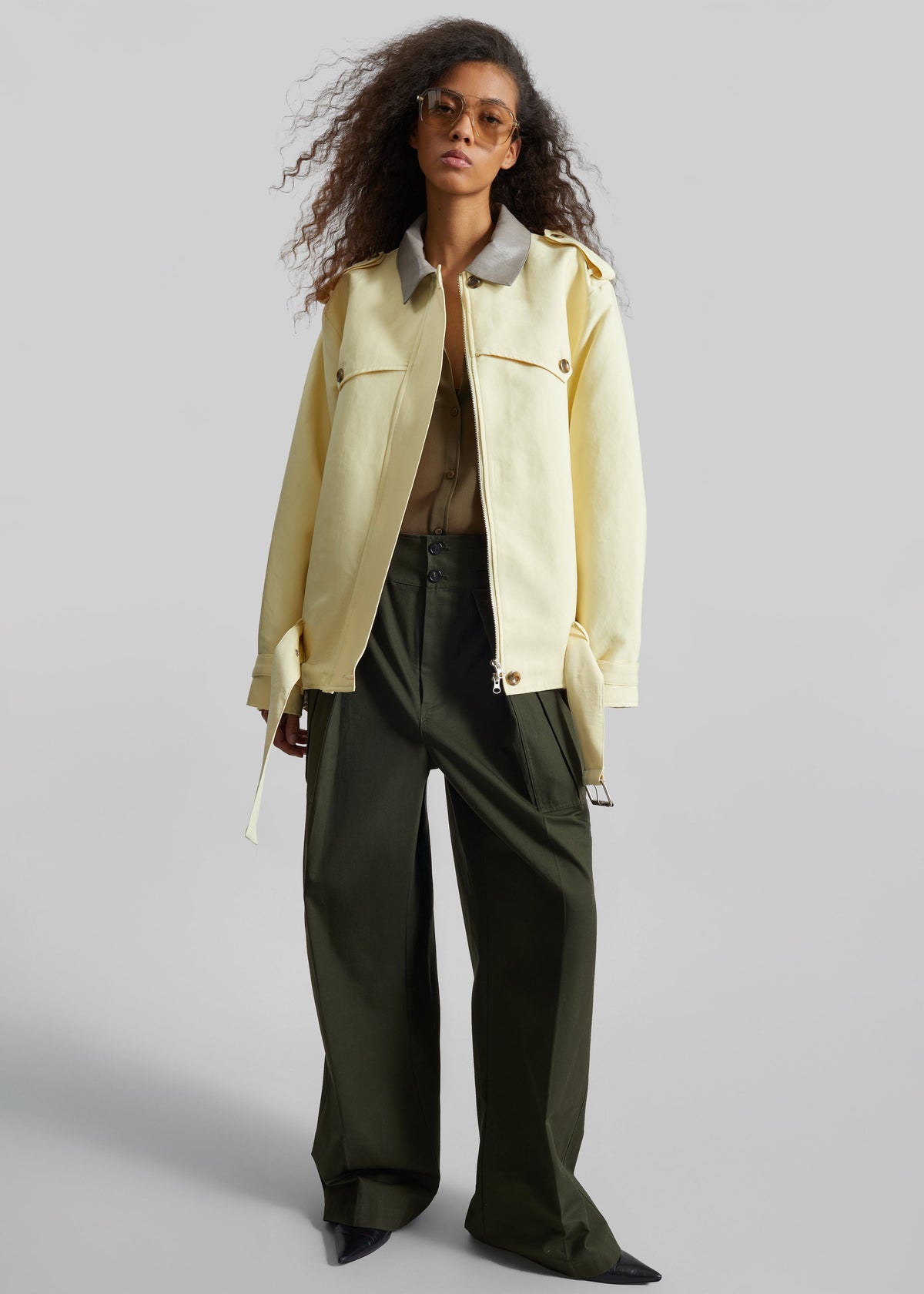 Alleray Short Trench - Yellow - 4