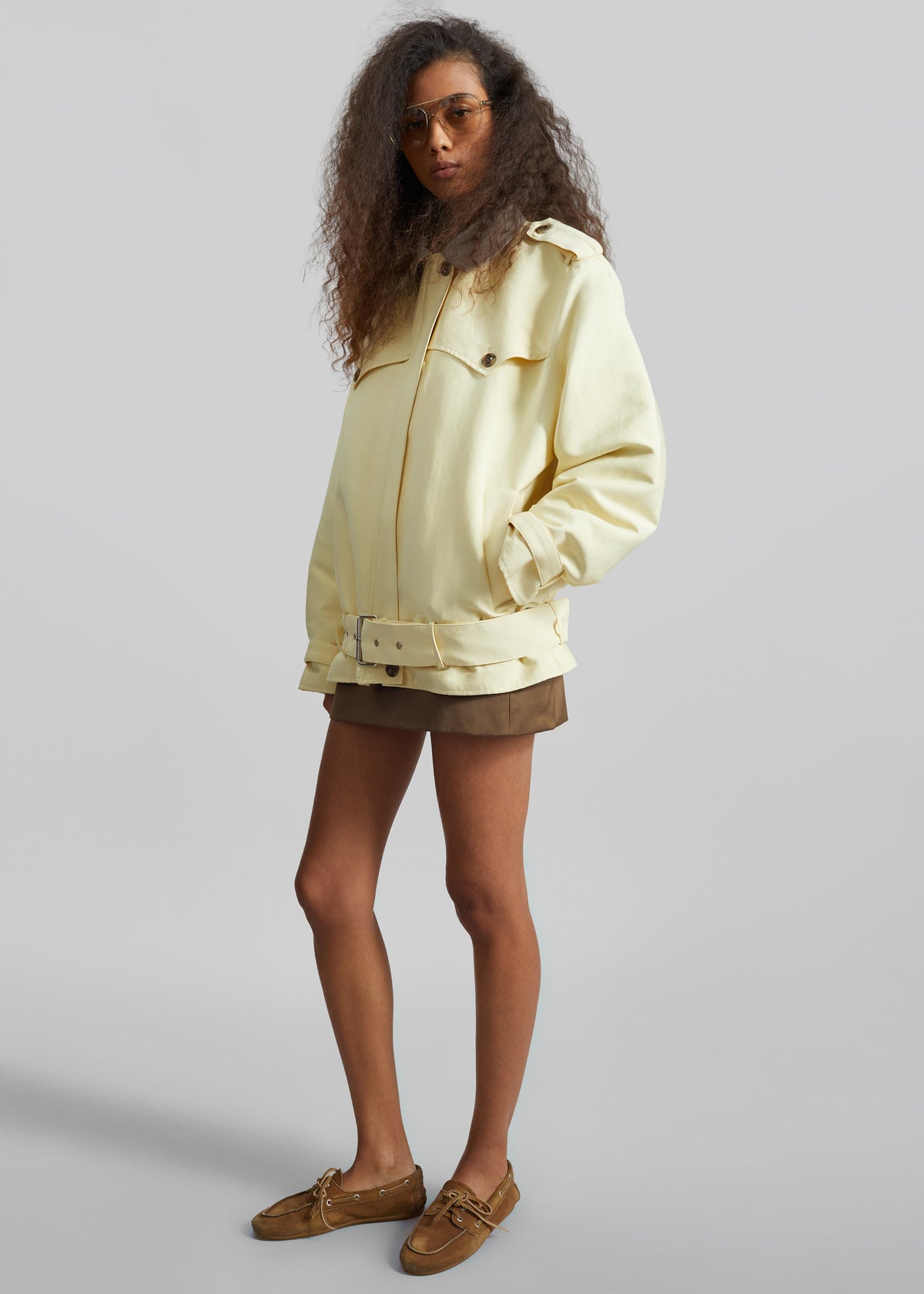 Alleray Short Trench - Yellow - 6