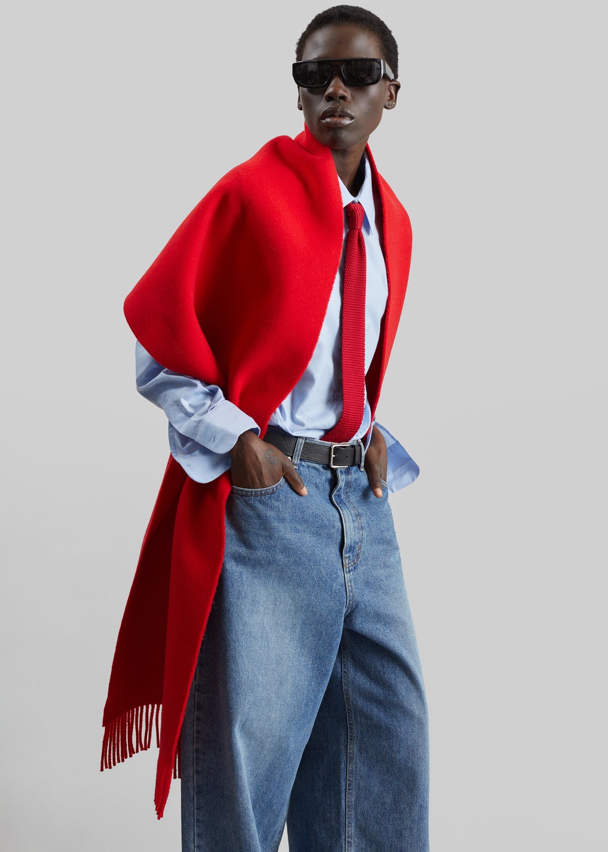 Allyson Scarf - Red