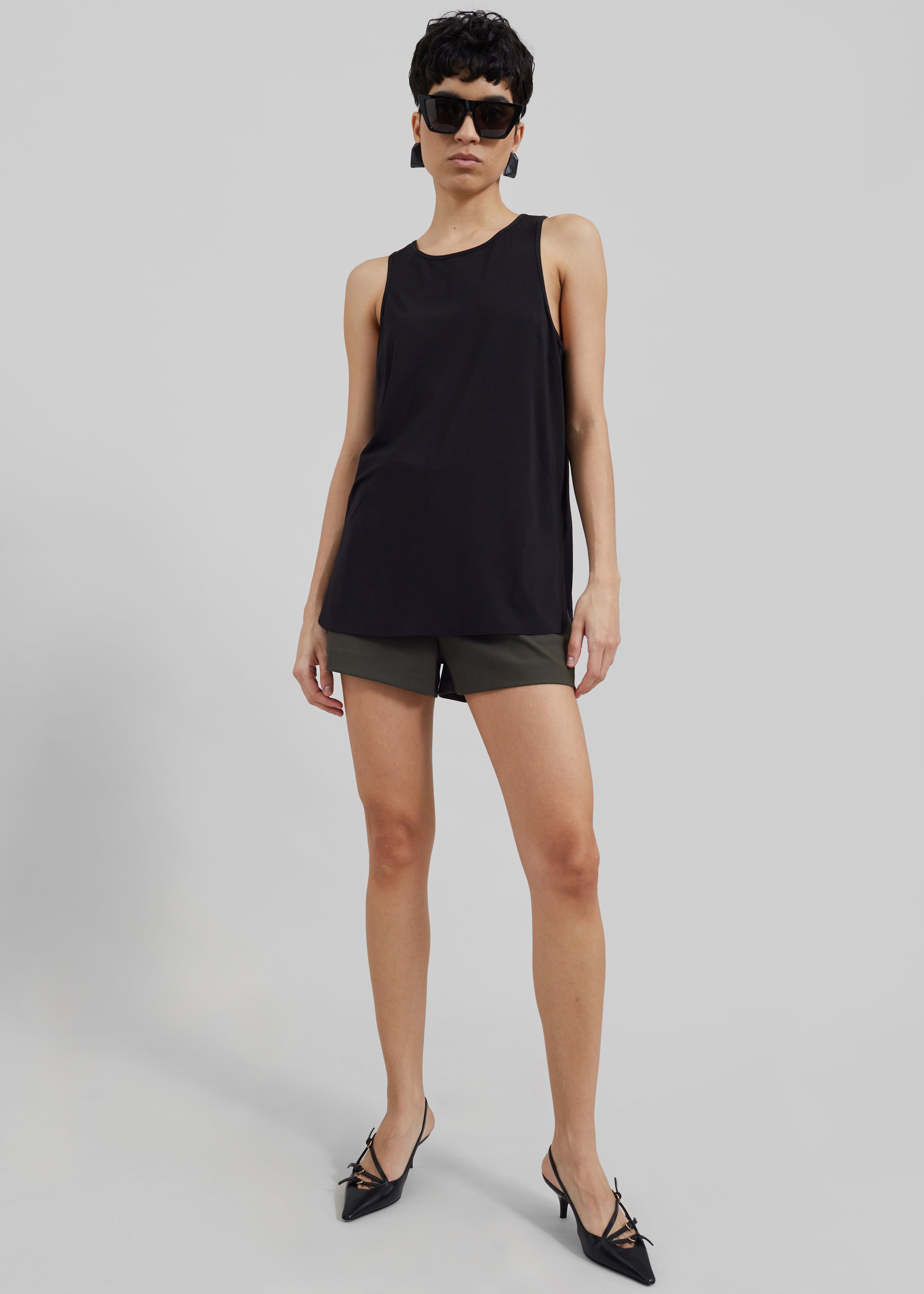 Solene Tank Top - Black - 5