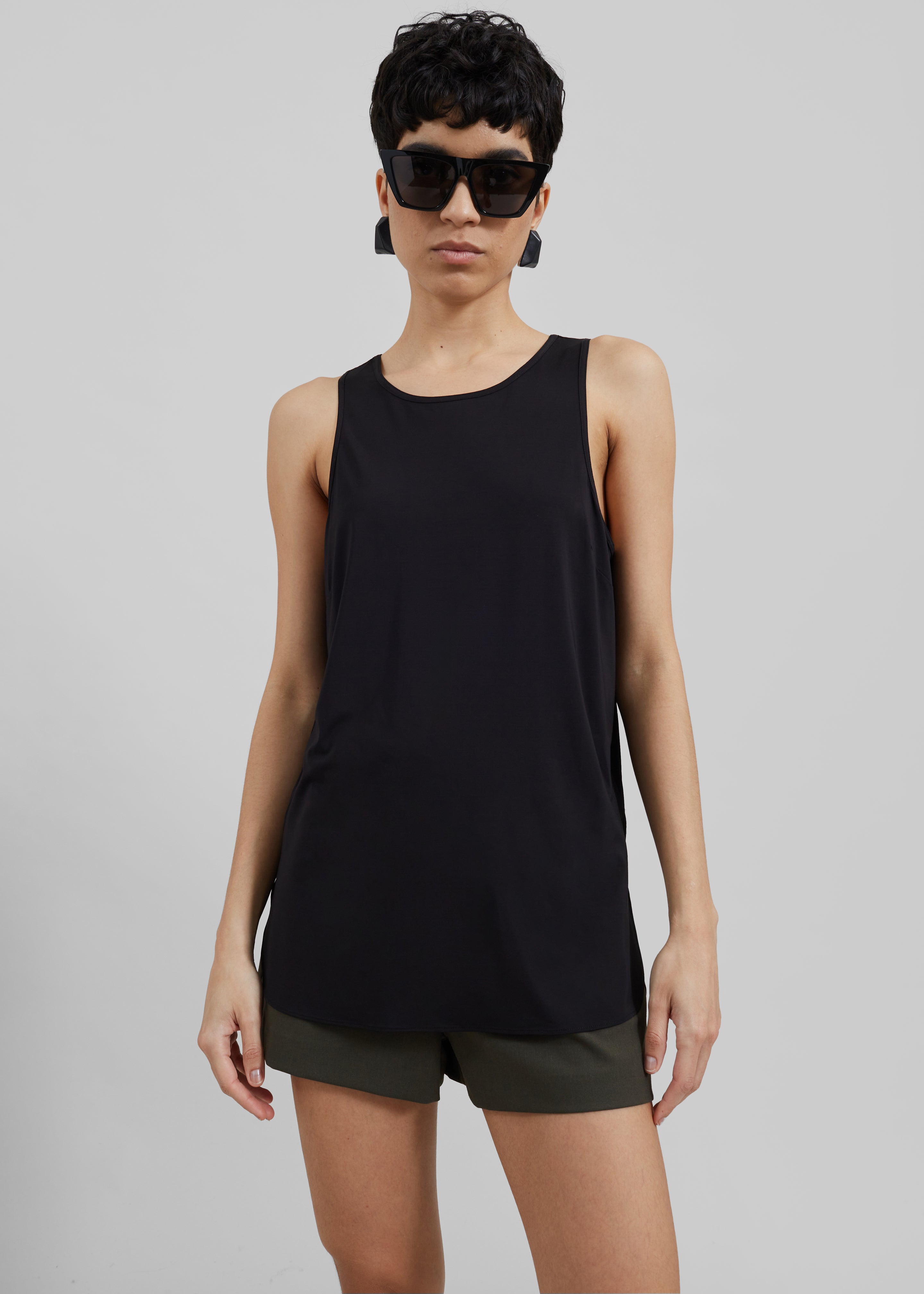 Solene Tank Top - Black - 6