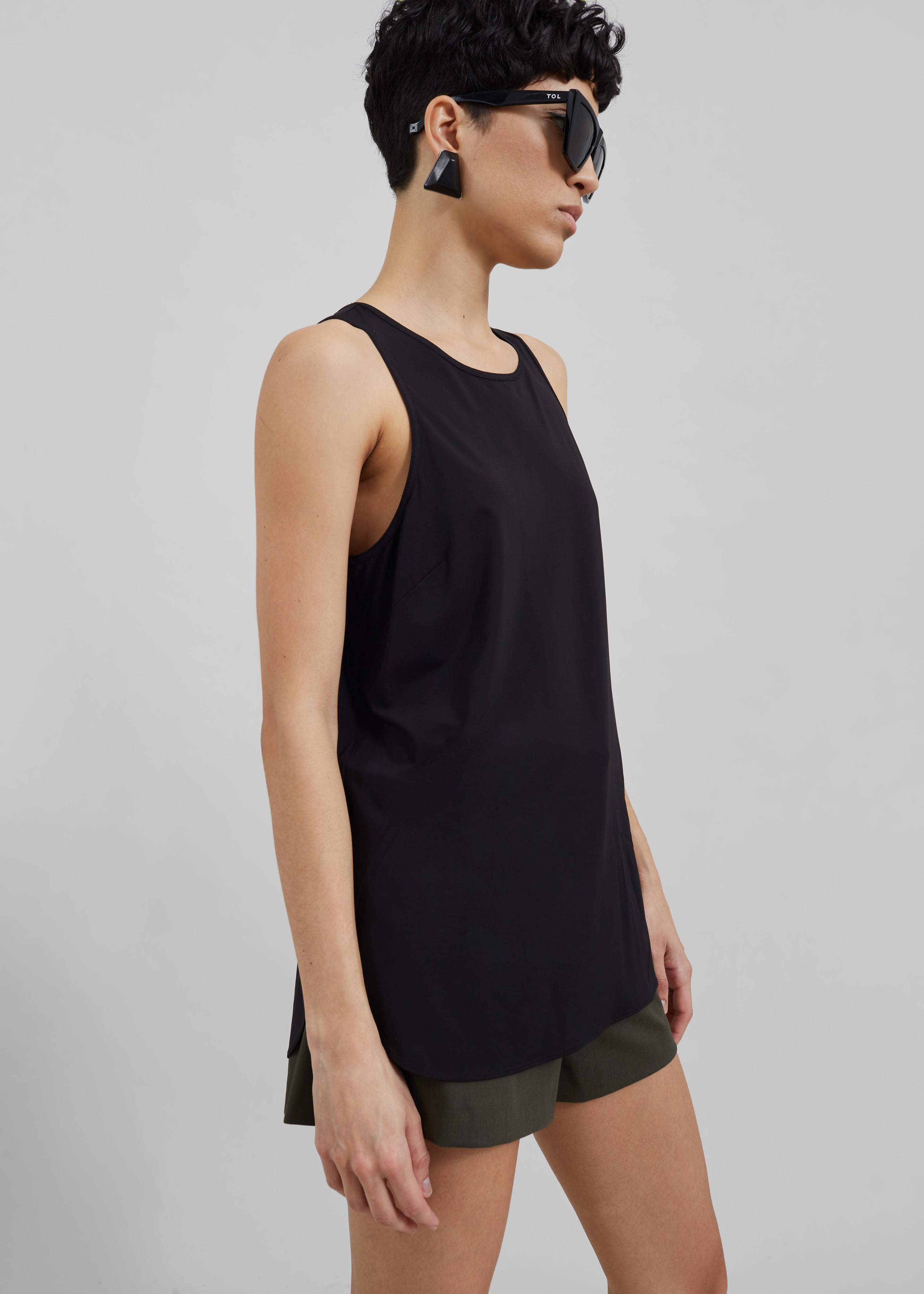 Solene Tank Top - Black - 7