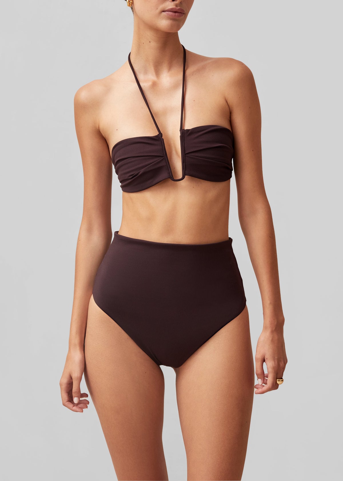 Alohas Costa Bikini Bottom - Brown - 7