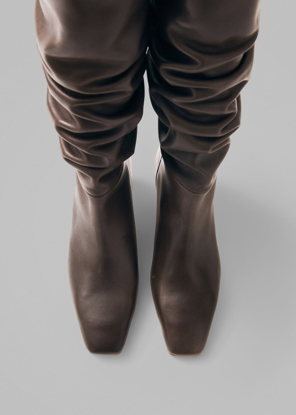 Alohas Kalila Leather Boots - Brown