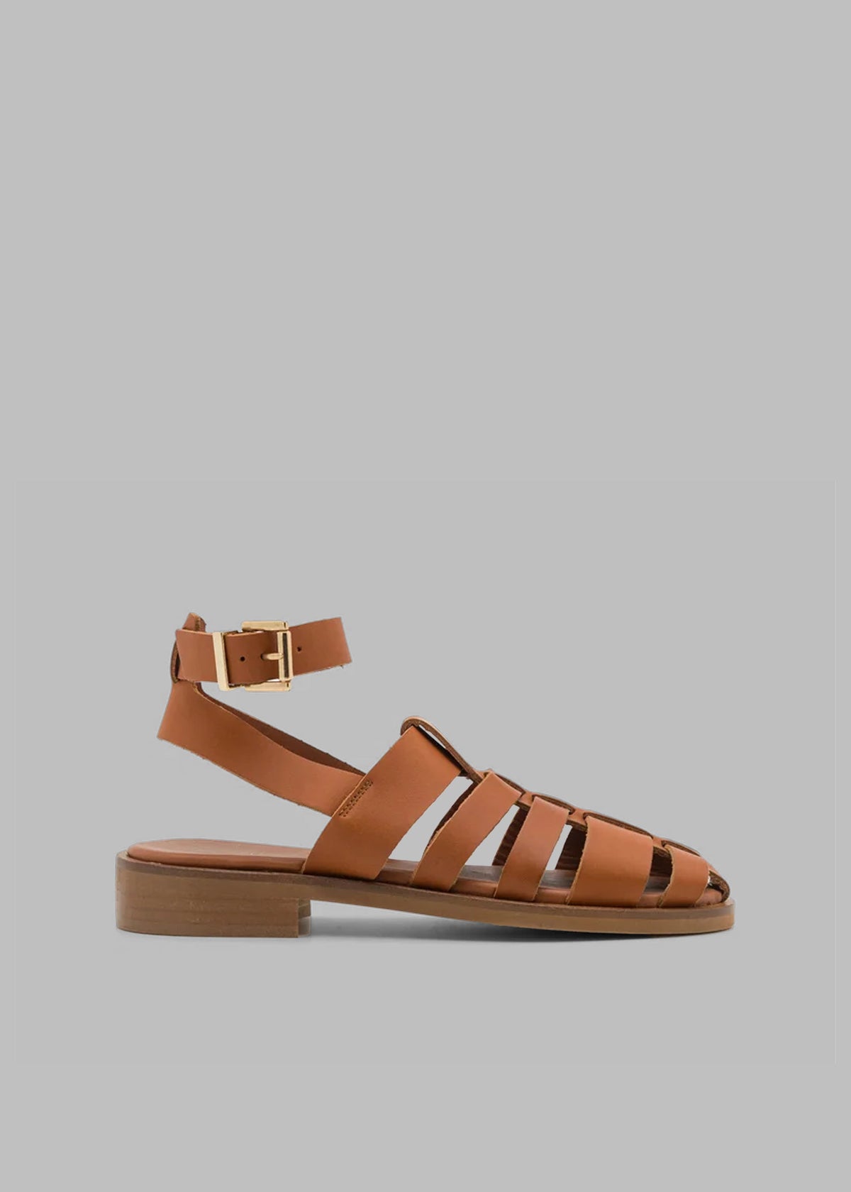 Alohas Perry Leather Sandals - Tan - 1