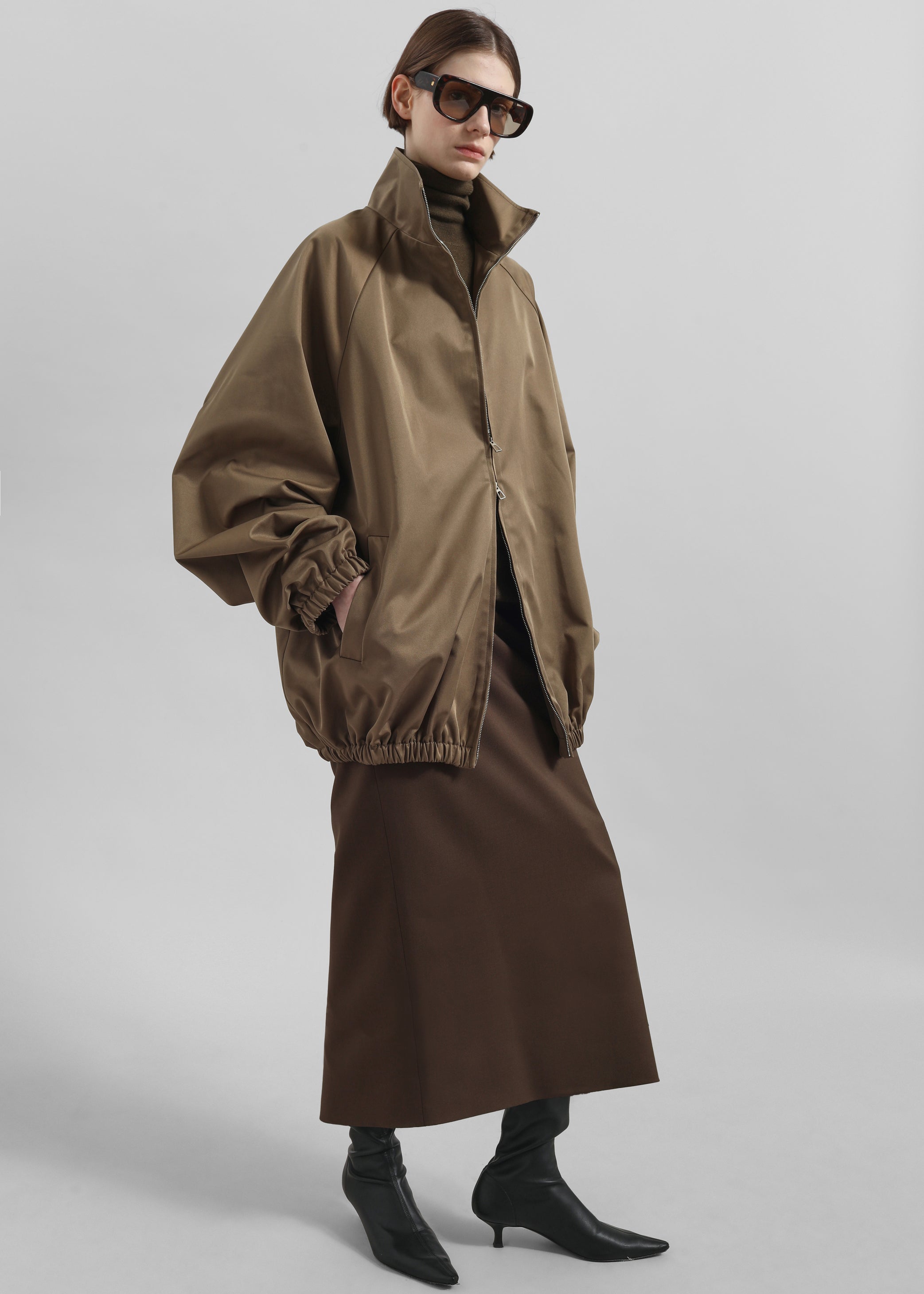 Shop the look image for Alrose Midi Skirt - Mocha