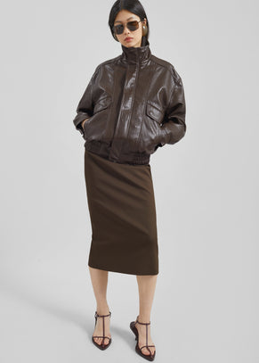 Alrose Midi Skirt - Mocha