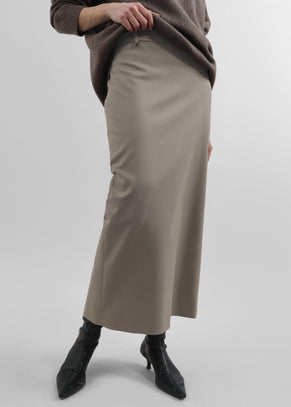 Alrose Midi Skirt - Taupe
