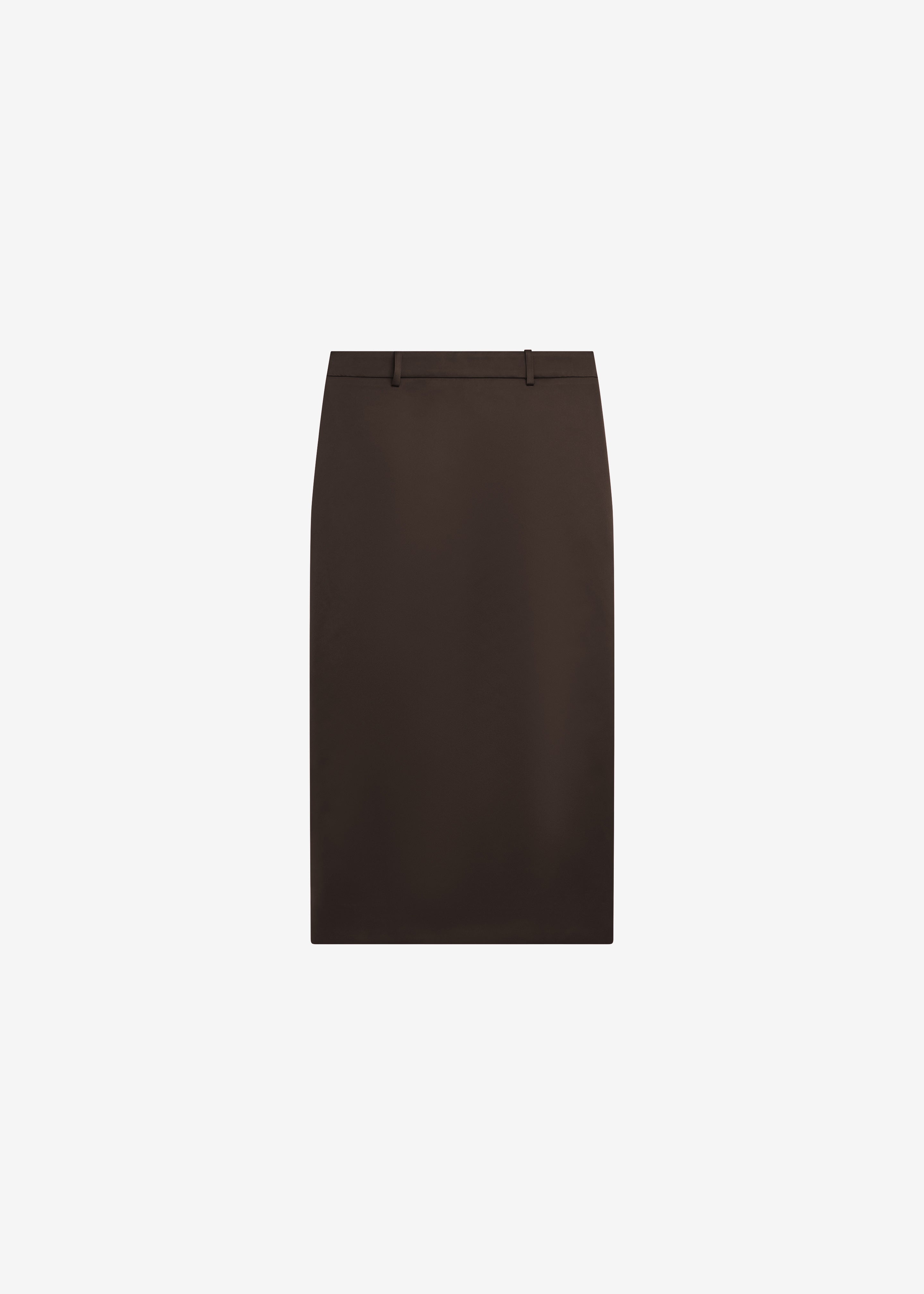 Alrose Satin Midi Skirt - Brown - 10
