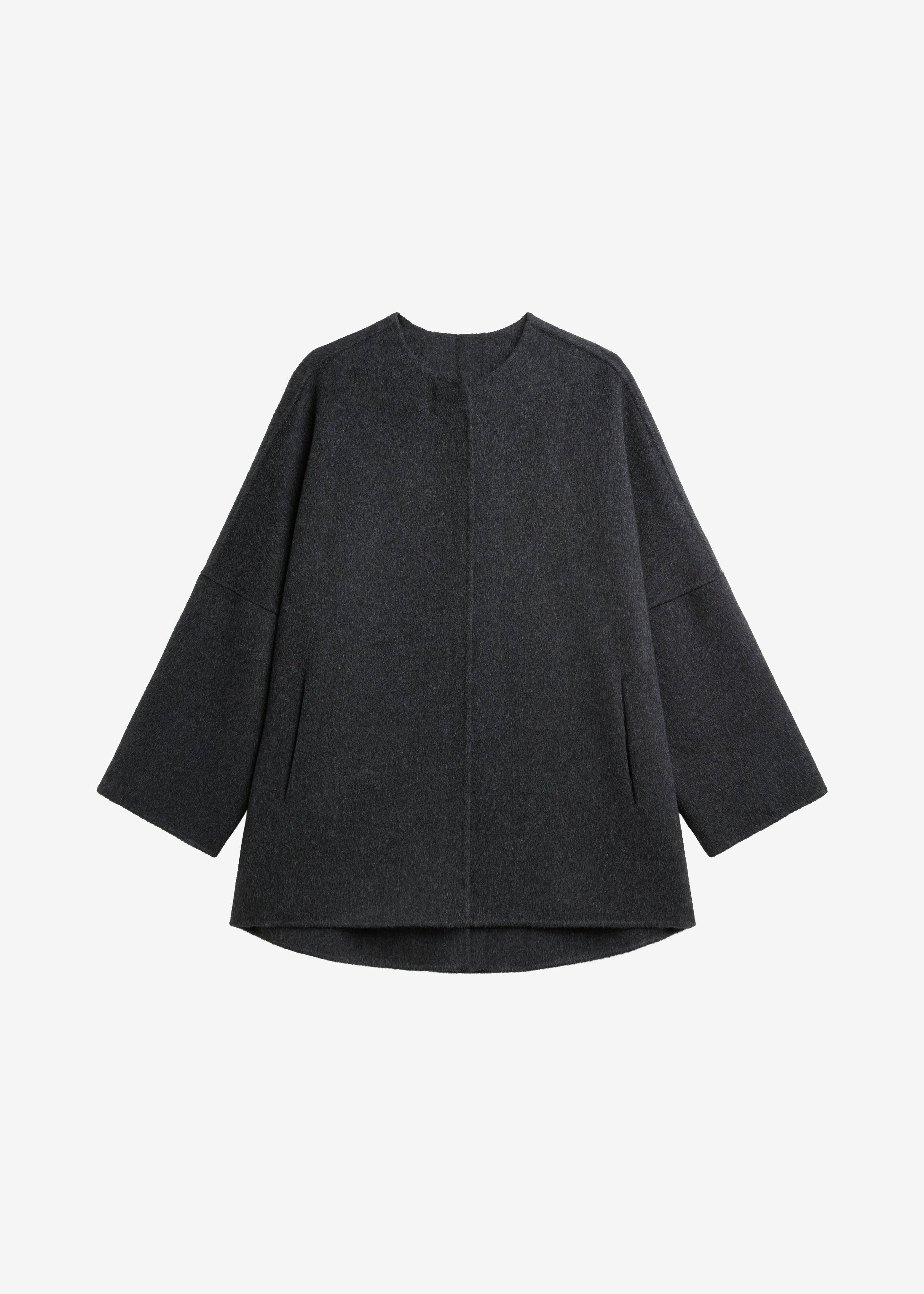 Altdorf Wool Coat - Charcoal - 7