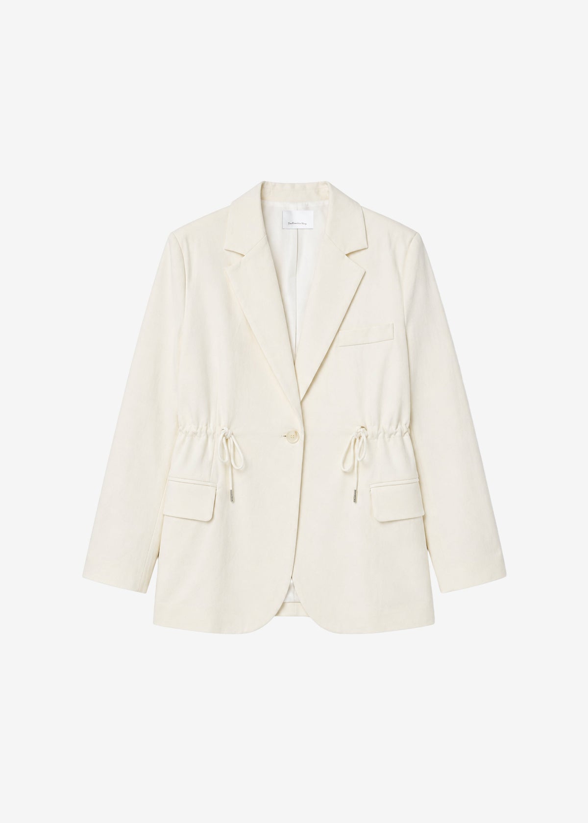 Altea Drawstring Blazer - Ivory - 9
