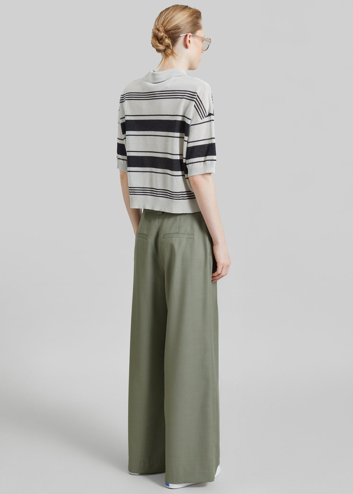 Althea Pleated Trousers - Sage