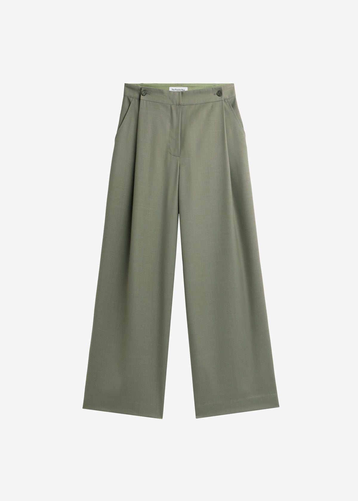 Althea Pleated Trousers - Sage