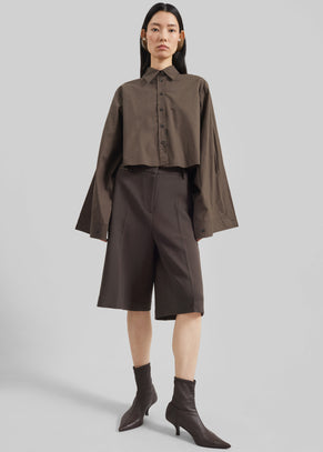 Alvesta Bermuda Shorts - Brown