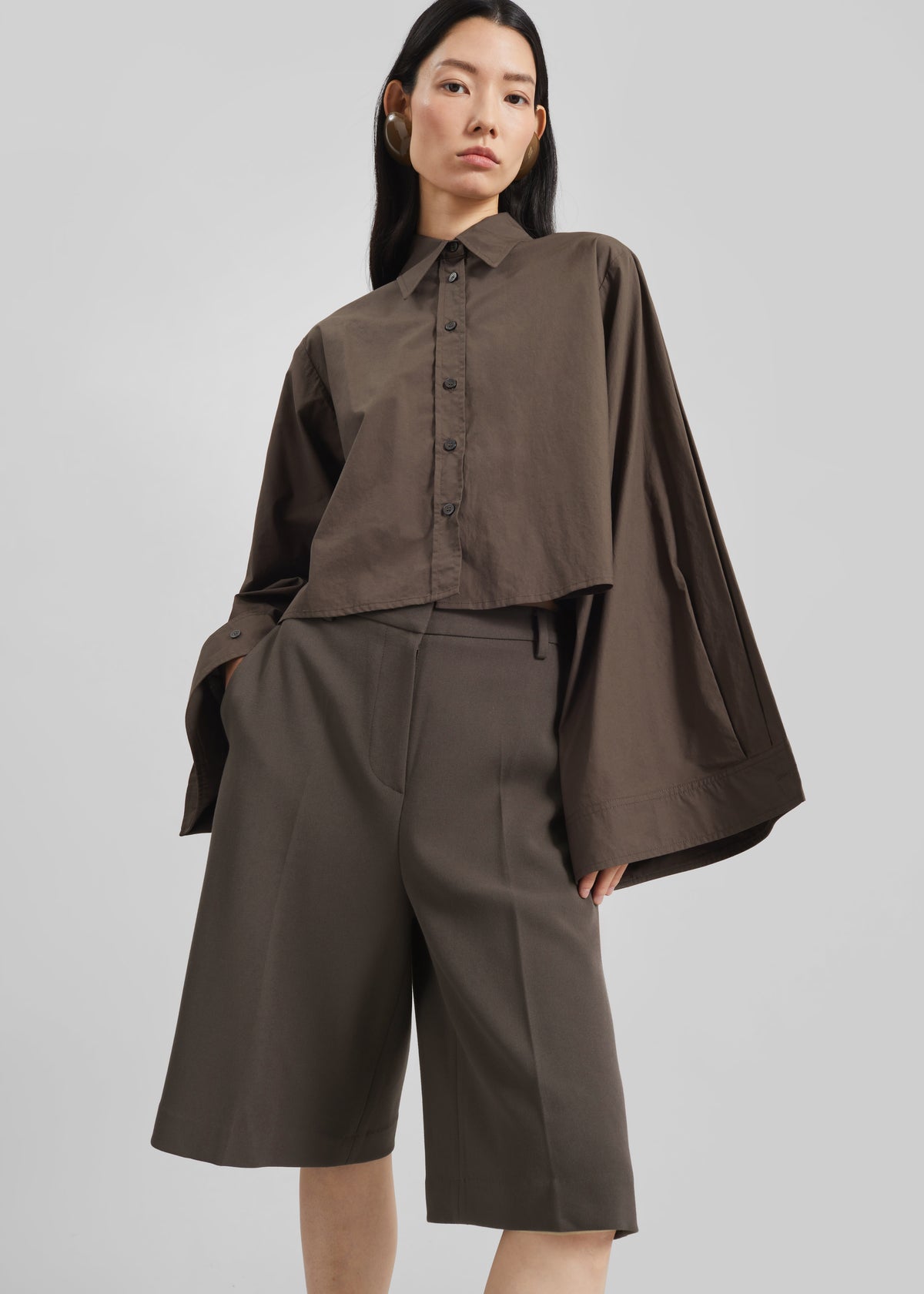 Alvesta Bermuda Shorts - Brown - 5