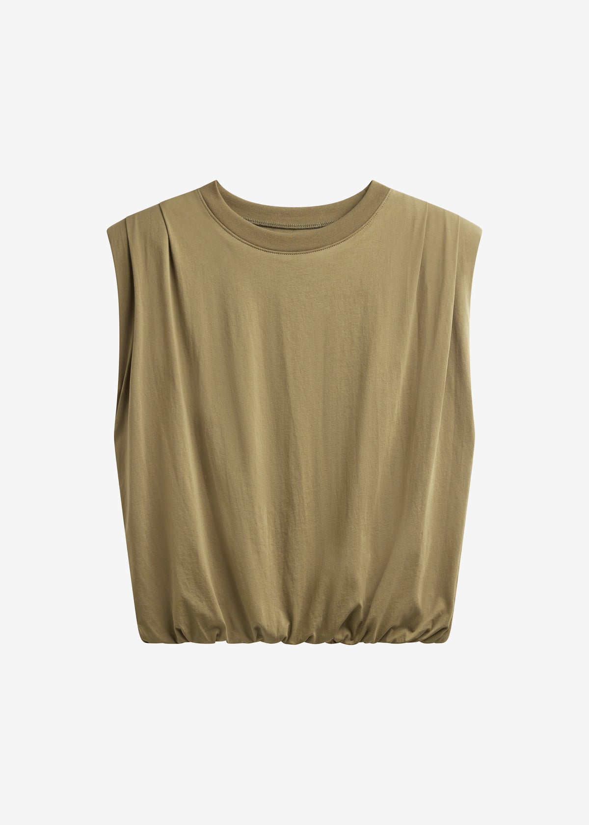 Alvor Padded Balloon Top - Olive - 9