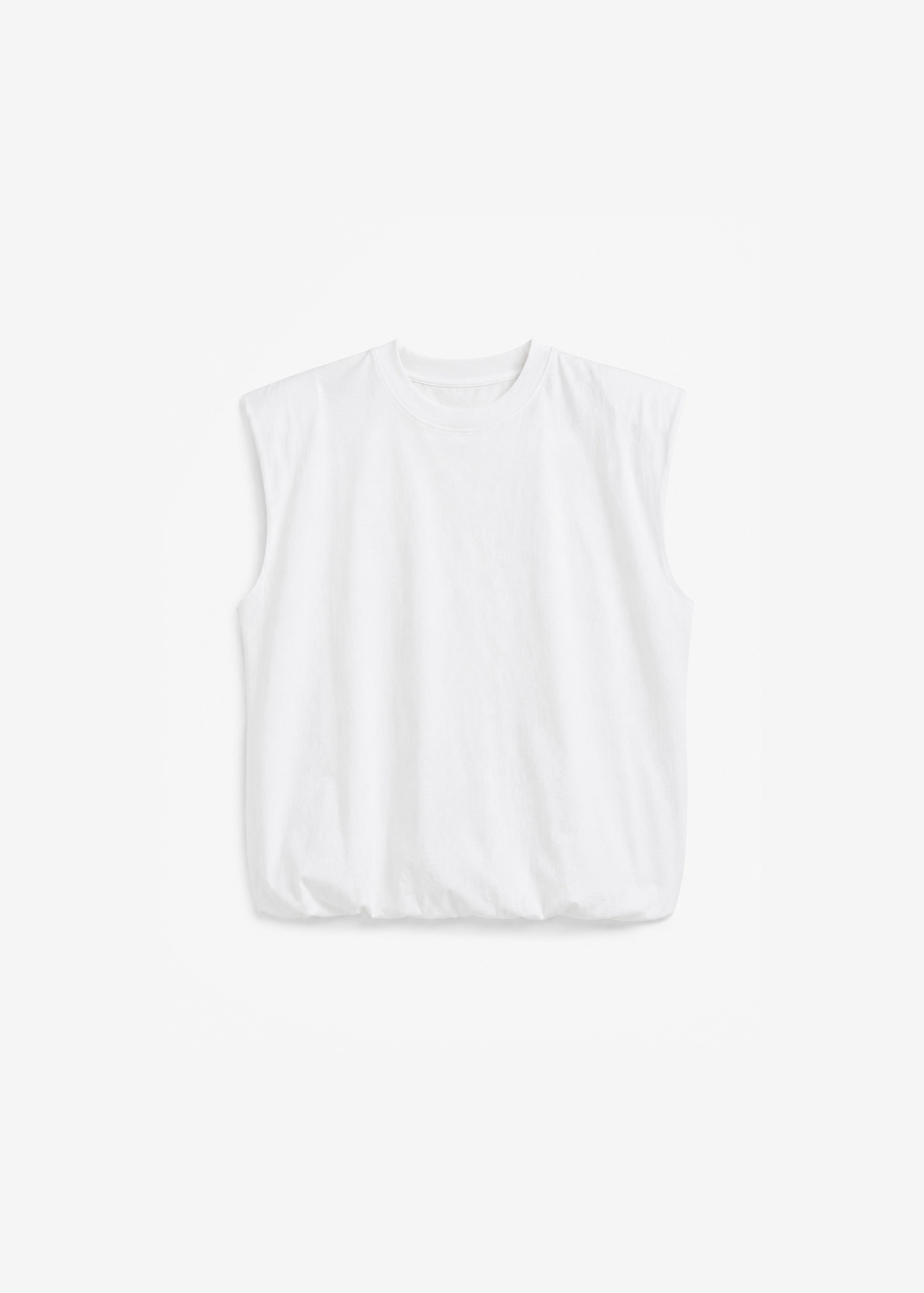 Alvor Padded Balloon Top - White - 9