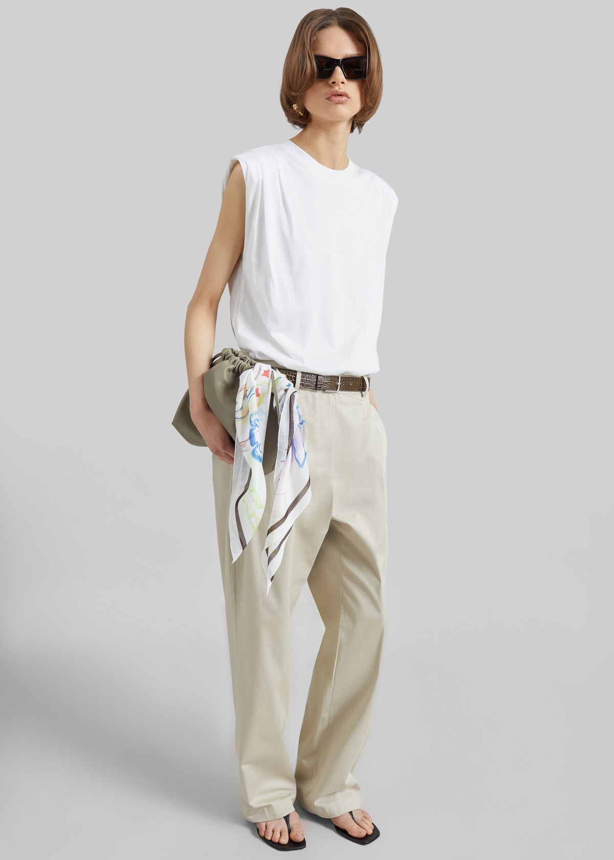 Alvor Padded Balloon Top - White - 4
