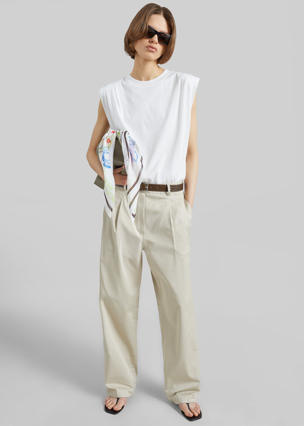 Alvor Padded Balloon Top - White - 1
