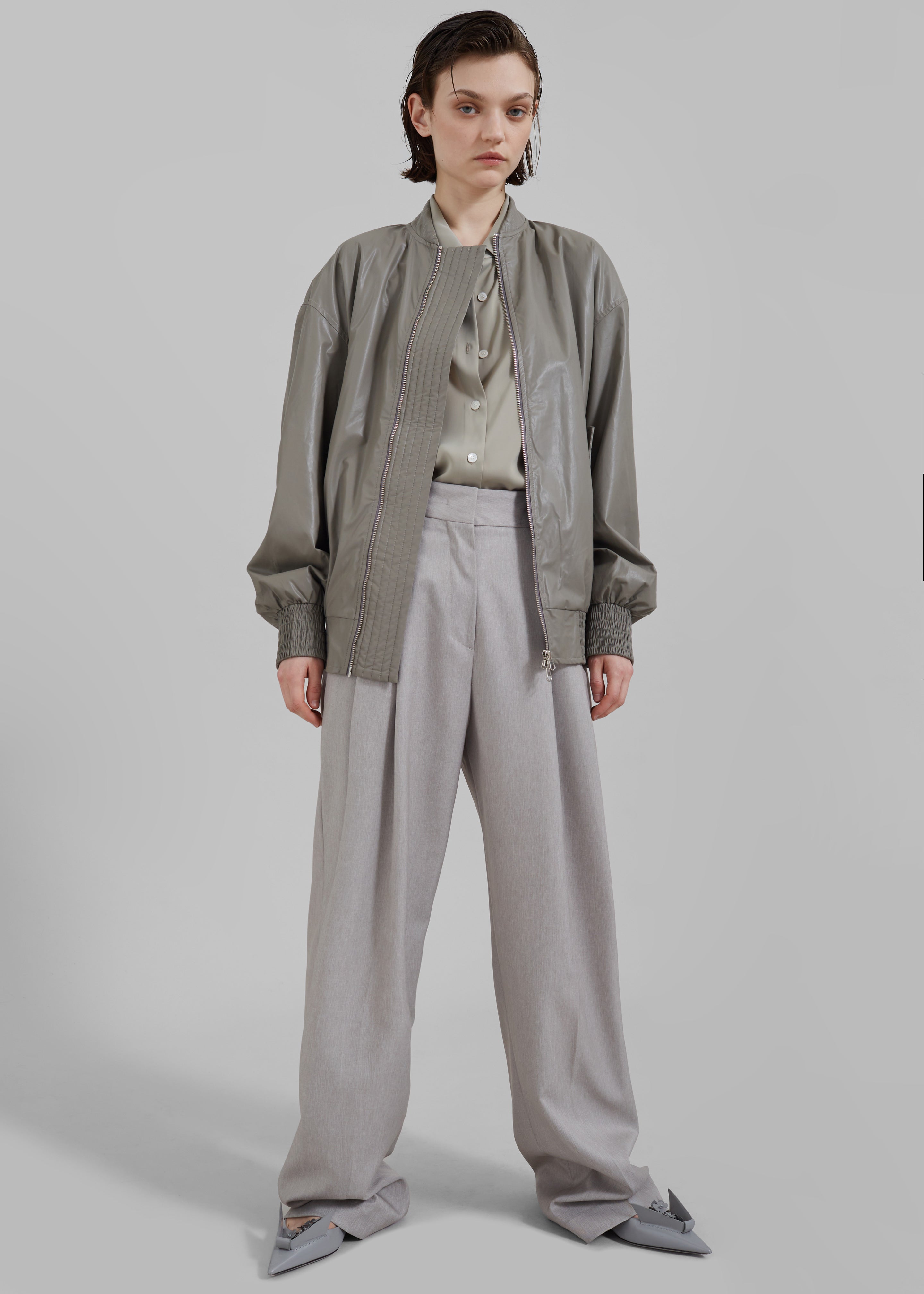 Delso Bomber Jacket - Khaki – Frankie Shop Europe