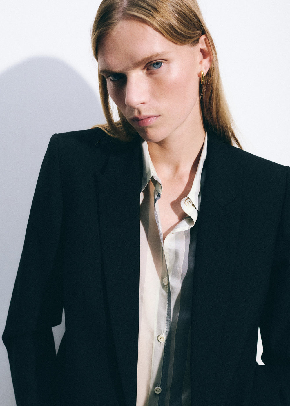 Amelia Tailored Blazer - Black - 1