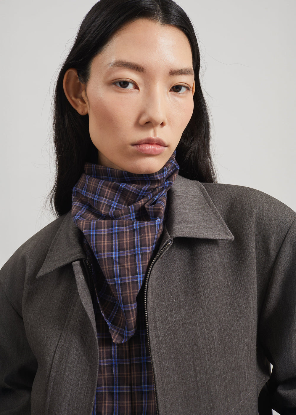 Amilly Padded Jacket - Grey Melange - 1