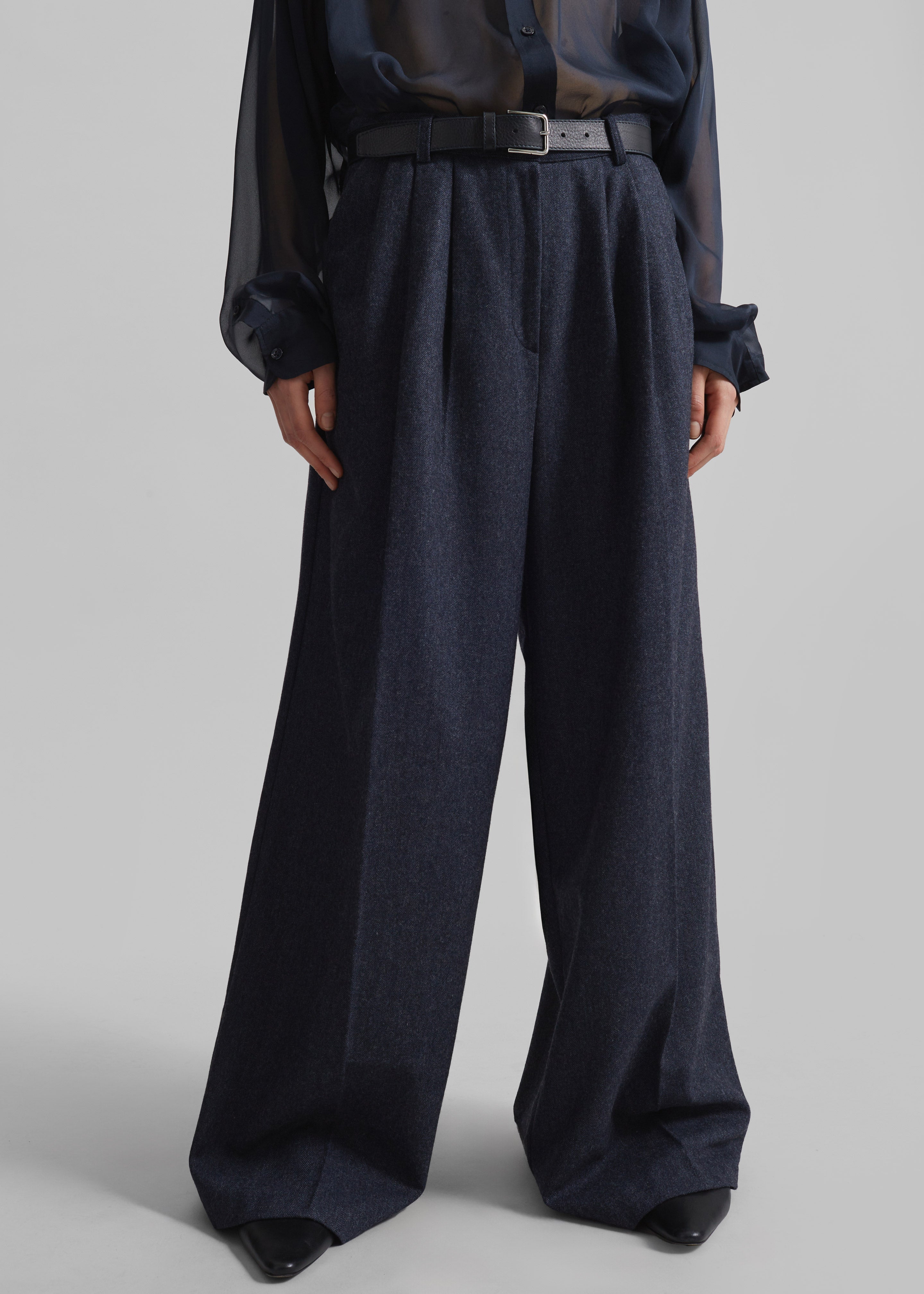 Aminah Trousers - Navy - 2