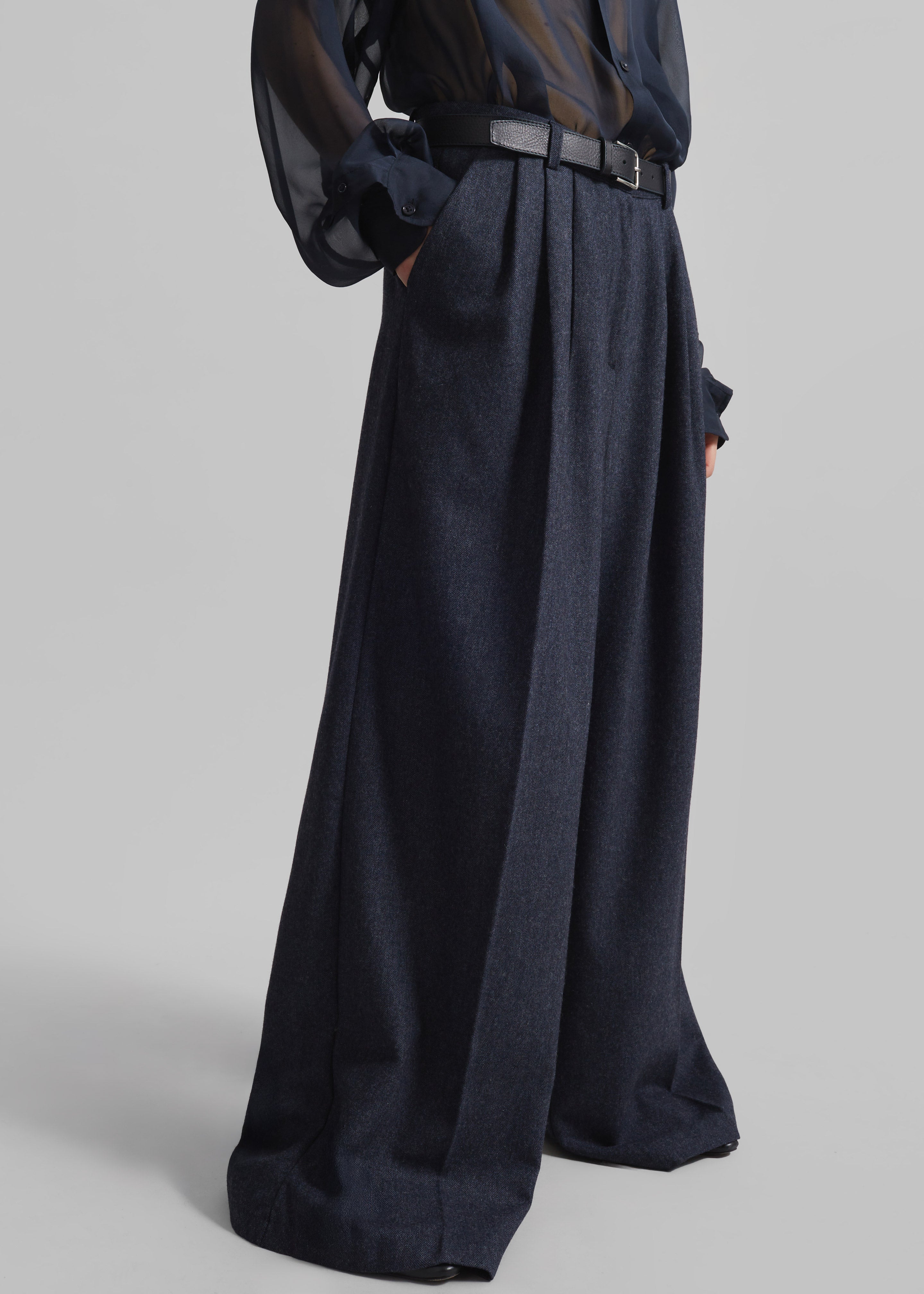 Aminah Trousers - Navy - 5